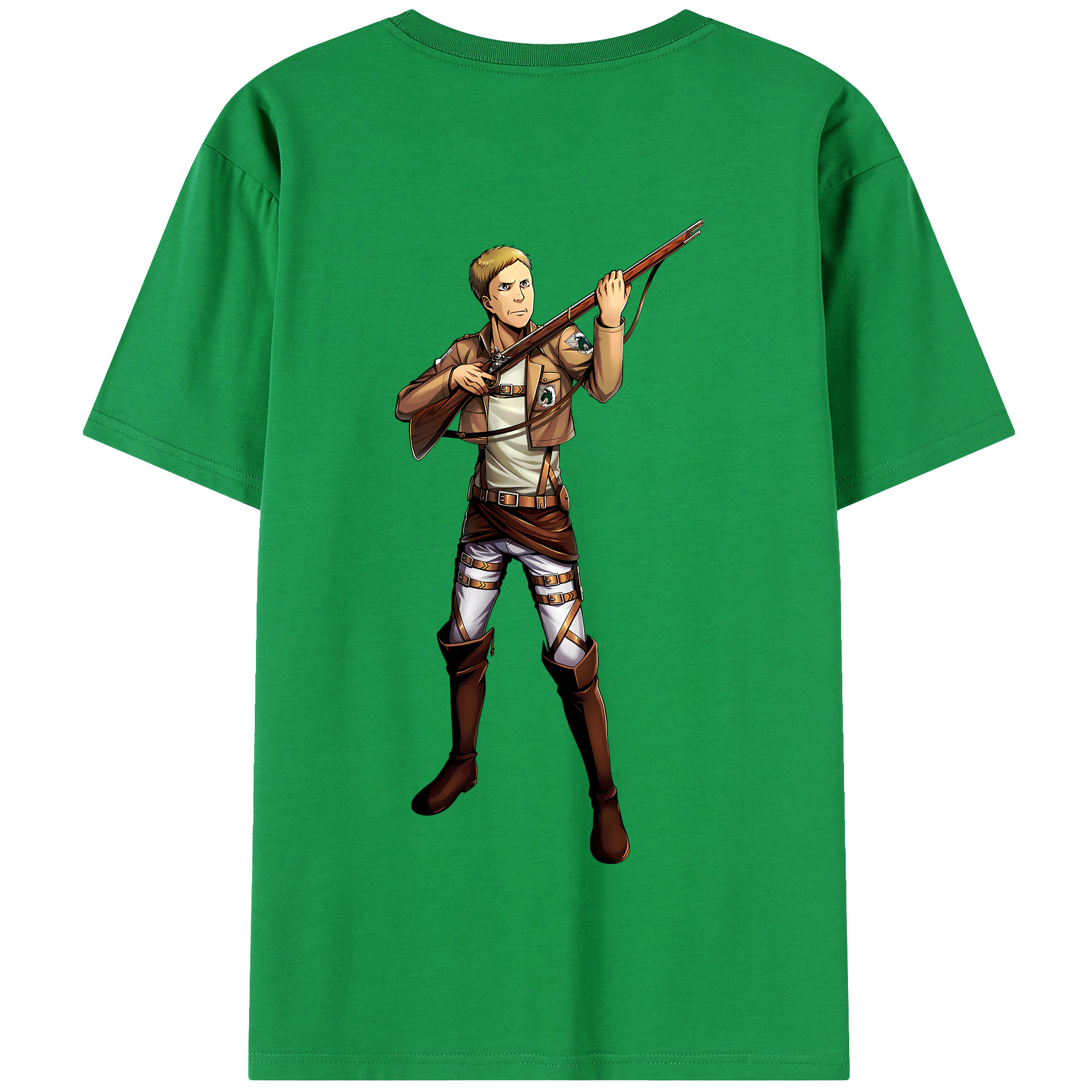 （画像用） 進撃の巨人 Attack on Titan 綿100％半袖Tシャツ（背面プリント）