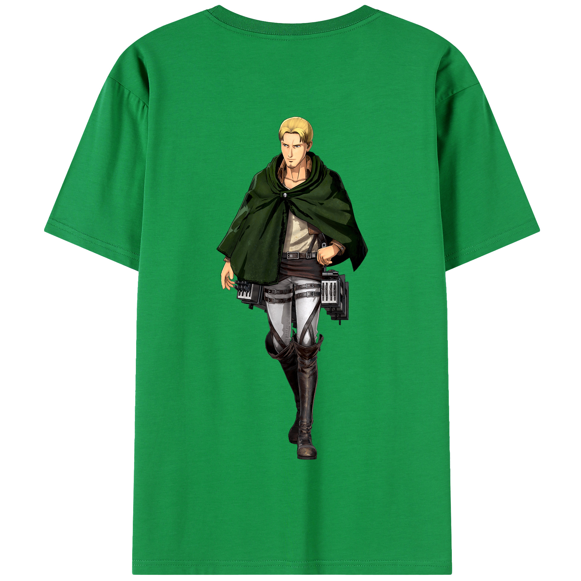 （画像用） 進撃の巨人 Attack on Titan 綿100％半袖Tシャツ（背面プリント）