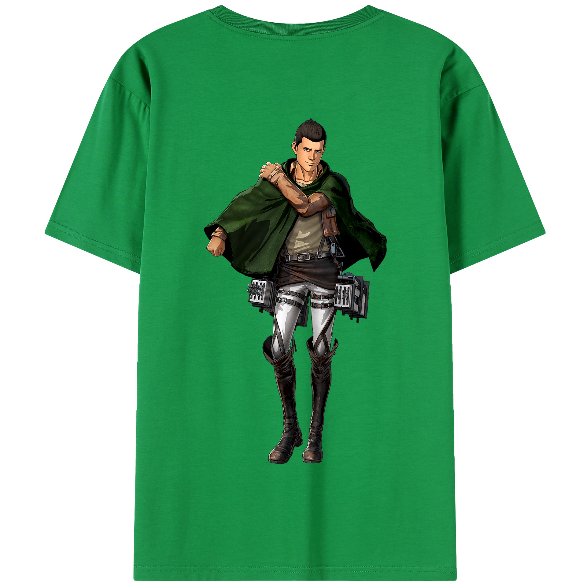 （画像用） 進撃の巨人 Attack on Titan 綿100％半袖Tシャツ（背面プリント）