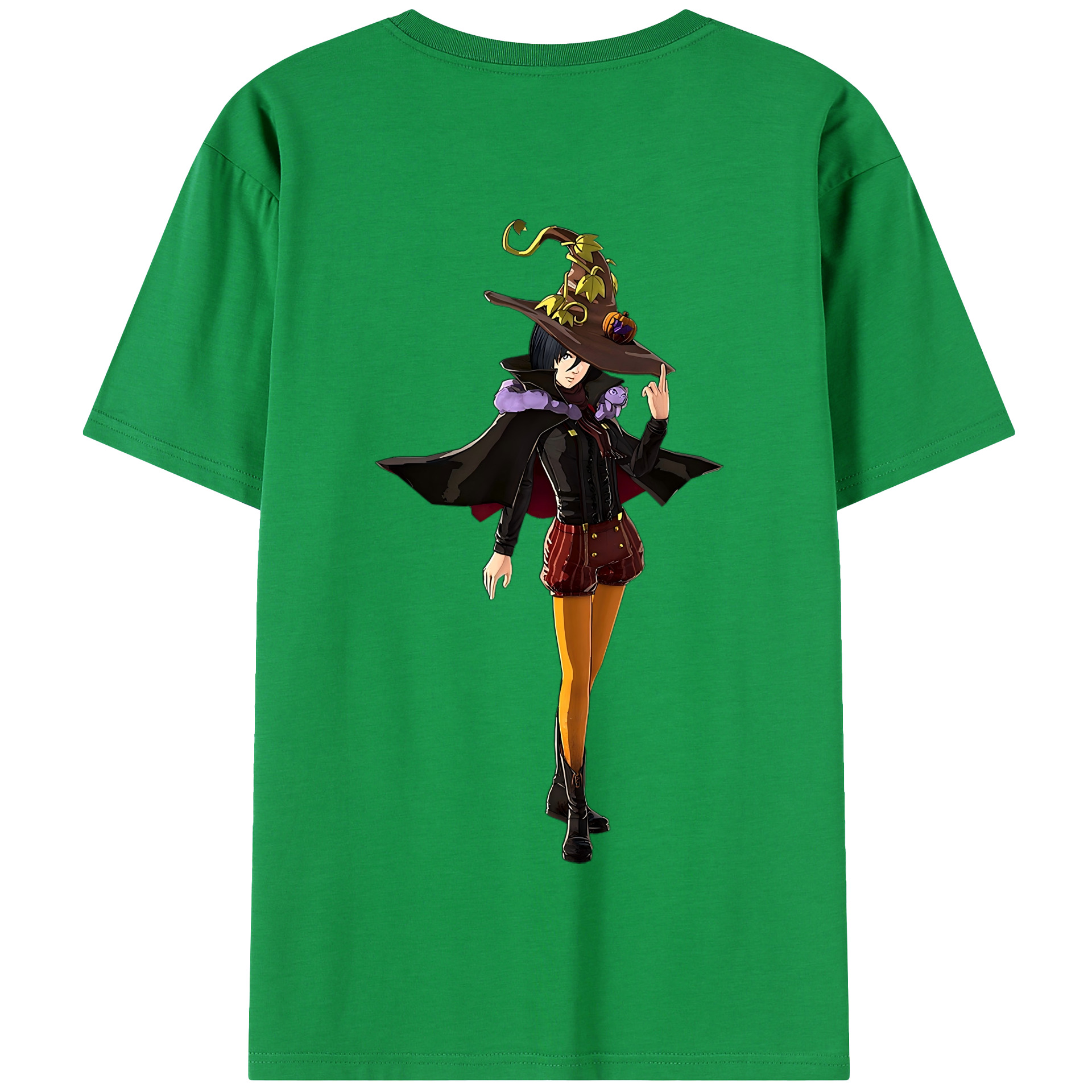 （画像用） 進撃の巨人 ミカサ·アッカーマン Attack on Titan Mikasa Ackerman 綿100％半袖Tシャツ（背面プリント）