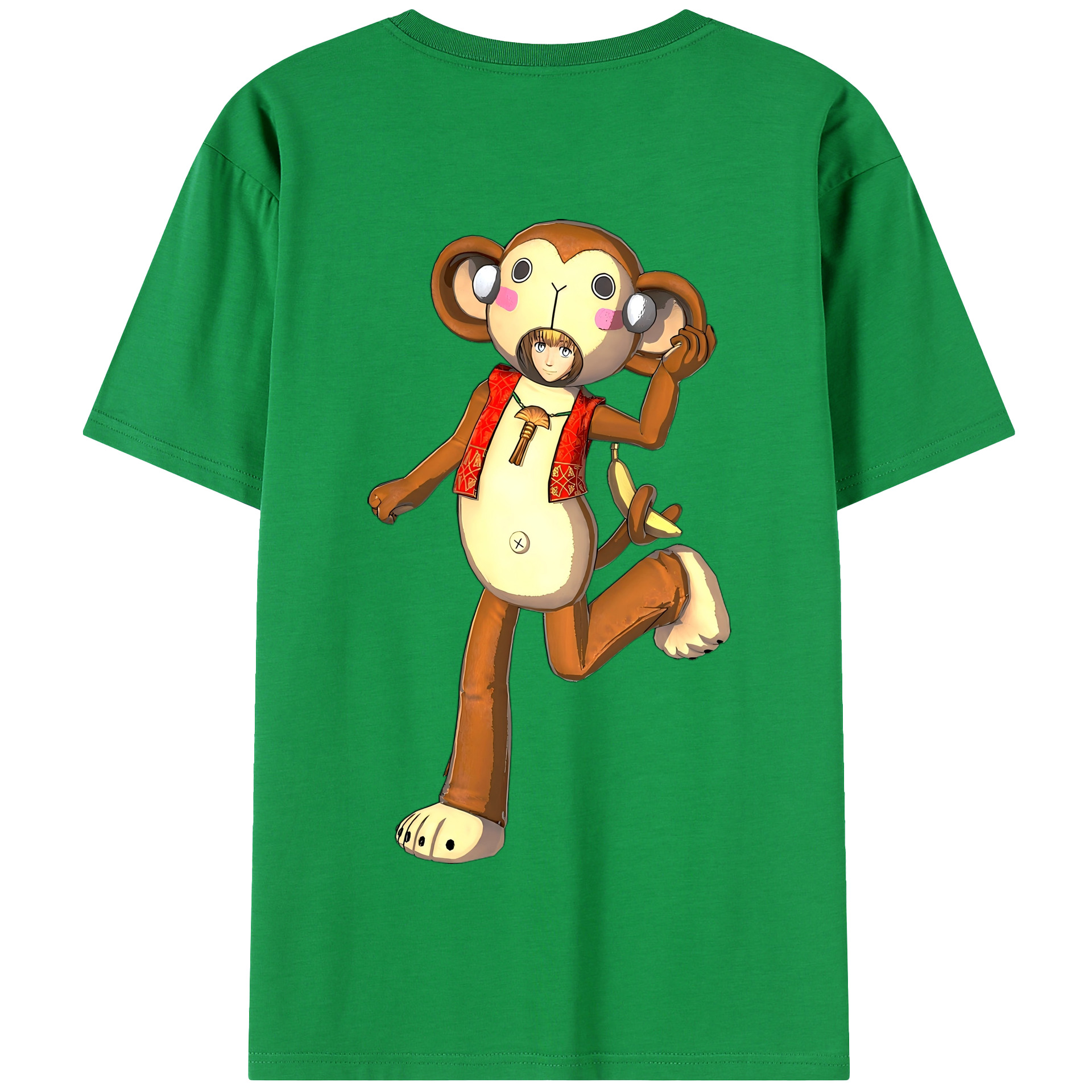 （画像用） 進撃の巨人 アルミン·アルレルト Attack on Titan Armin Arlert 綿100％半袖Tシャツ（背面プリント）