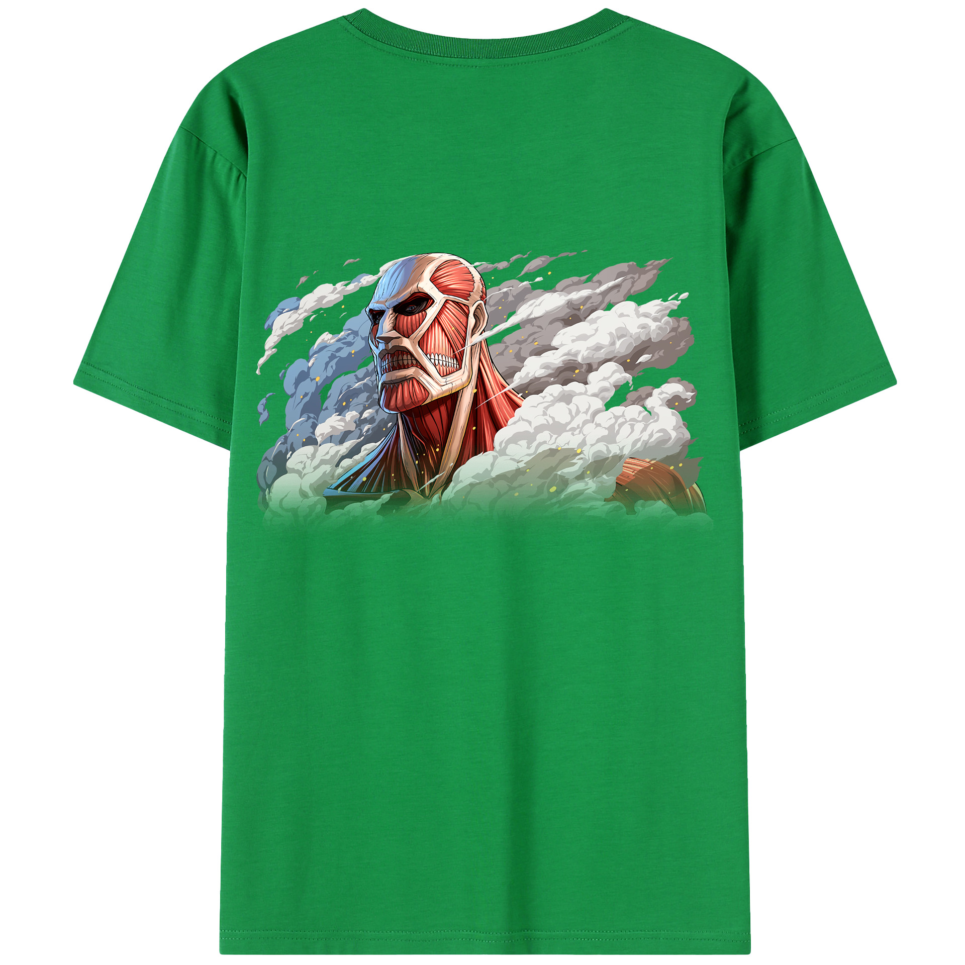 （画像用） 進撃の巨人 Attack on Titan 綿100％半袖Tシャツ（背面プリント）