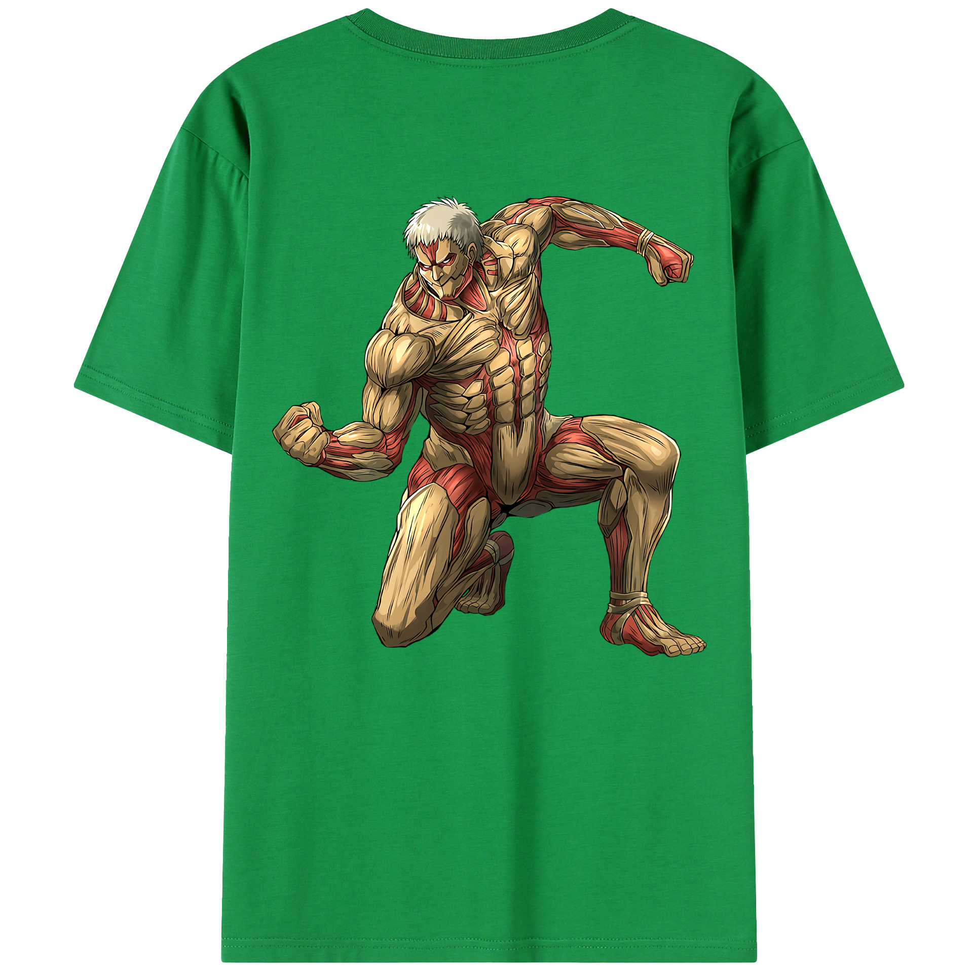 （画像用） 進撃の巨人 Attack on Titan 綿100％半袖Tシャツ（背面プリント）