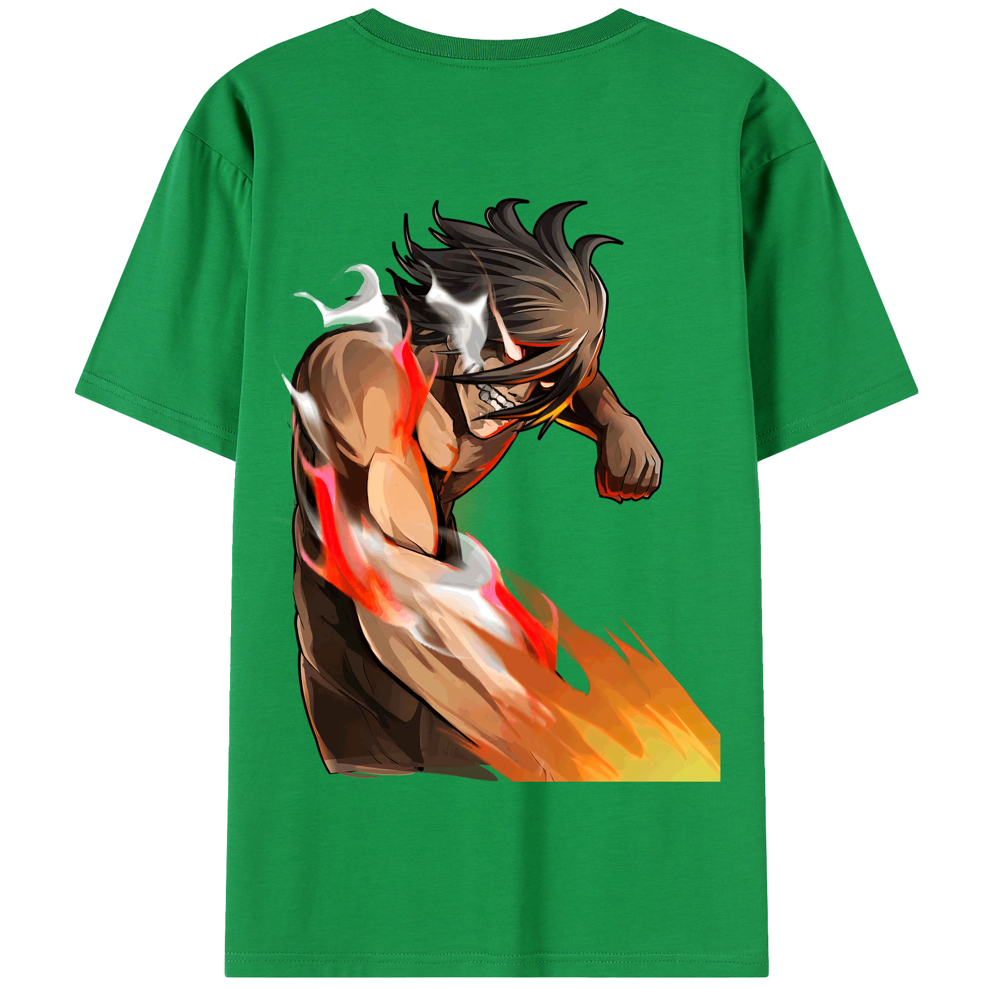 （画像用） 進撃の巨人 Attack on Titan 綿100％半袖Tシャツ（背面プリント）