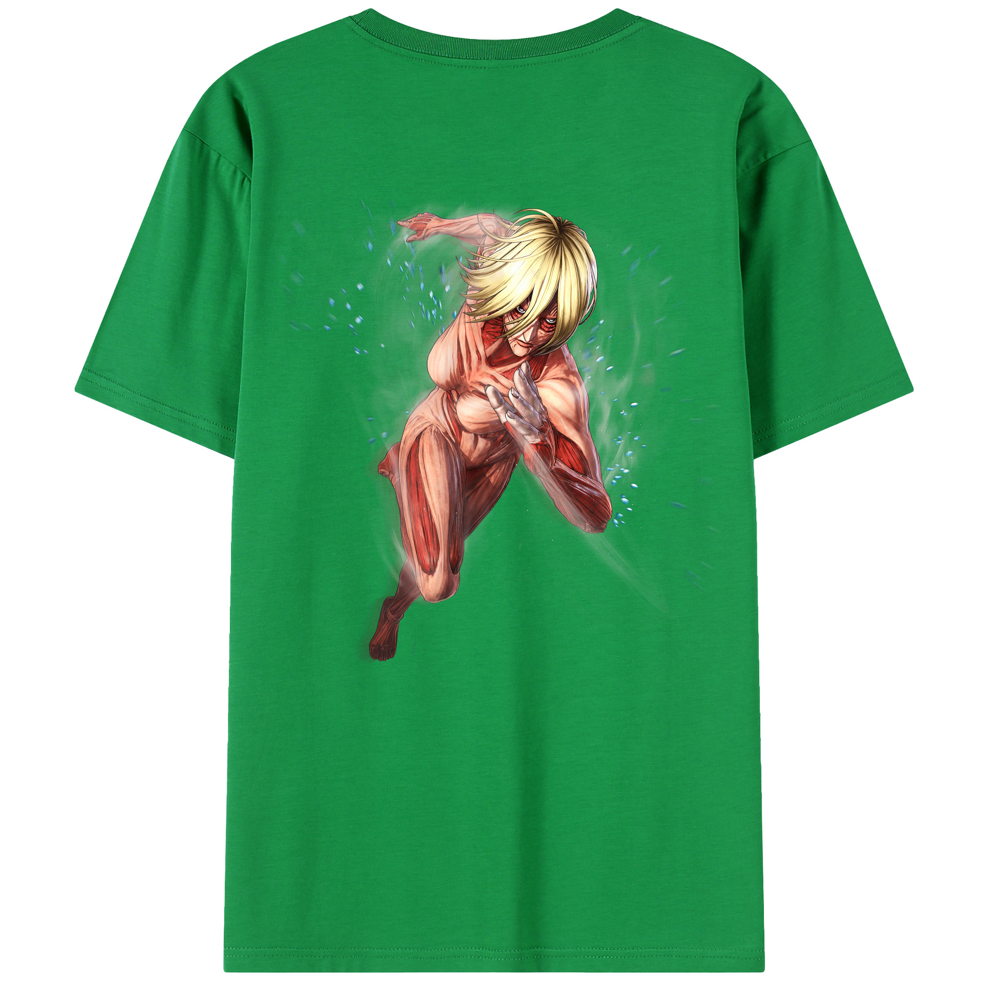 （画像用） 進撃の巨人 Attack on Titan 綿100％半袖Tシャツ（背面プリント）