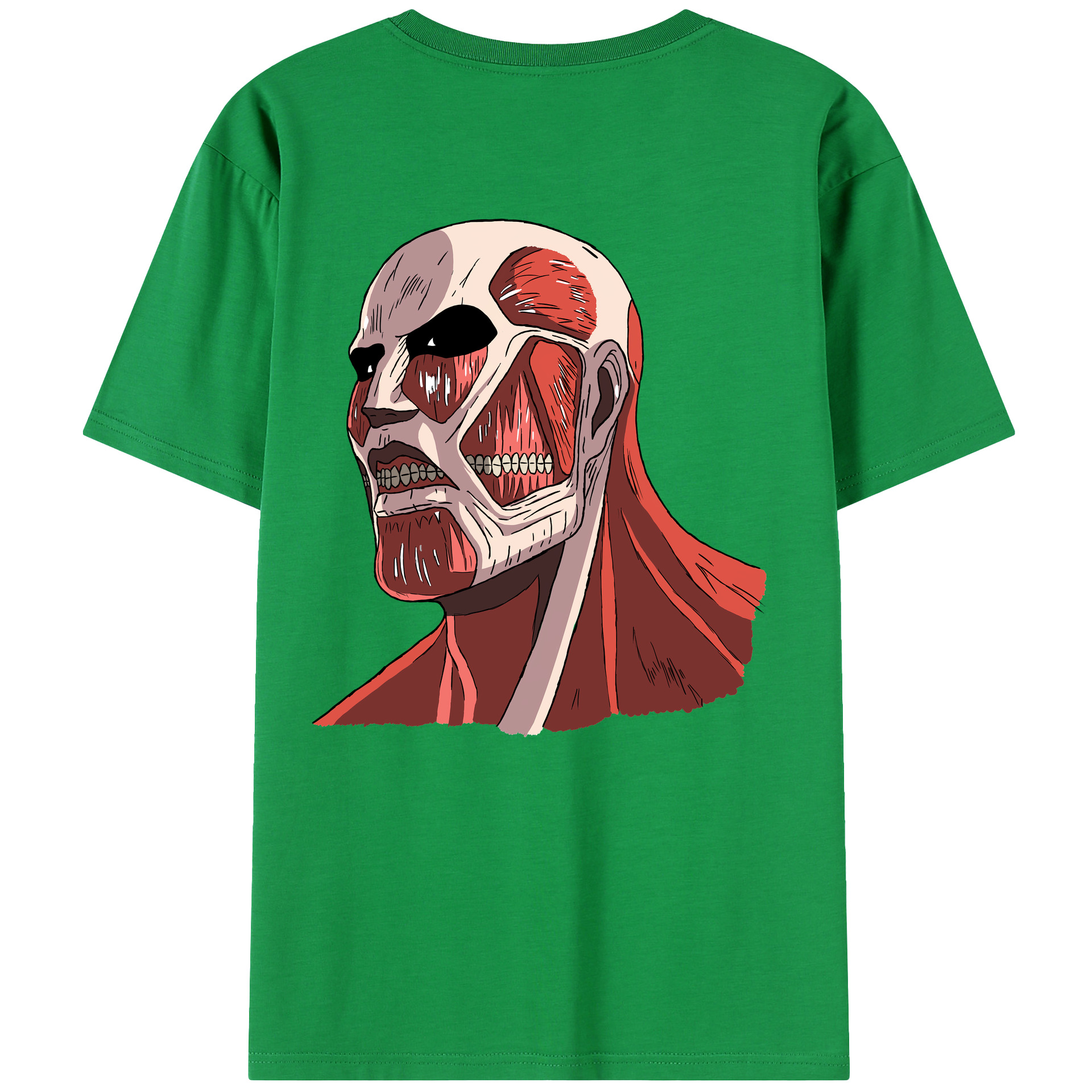 （画像用） 進撃の巨人 Attack on Titan 綿100％半袖Tシャツ（背面プリント）