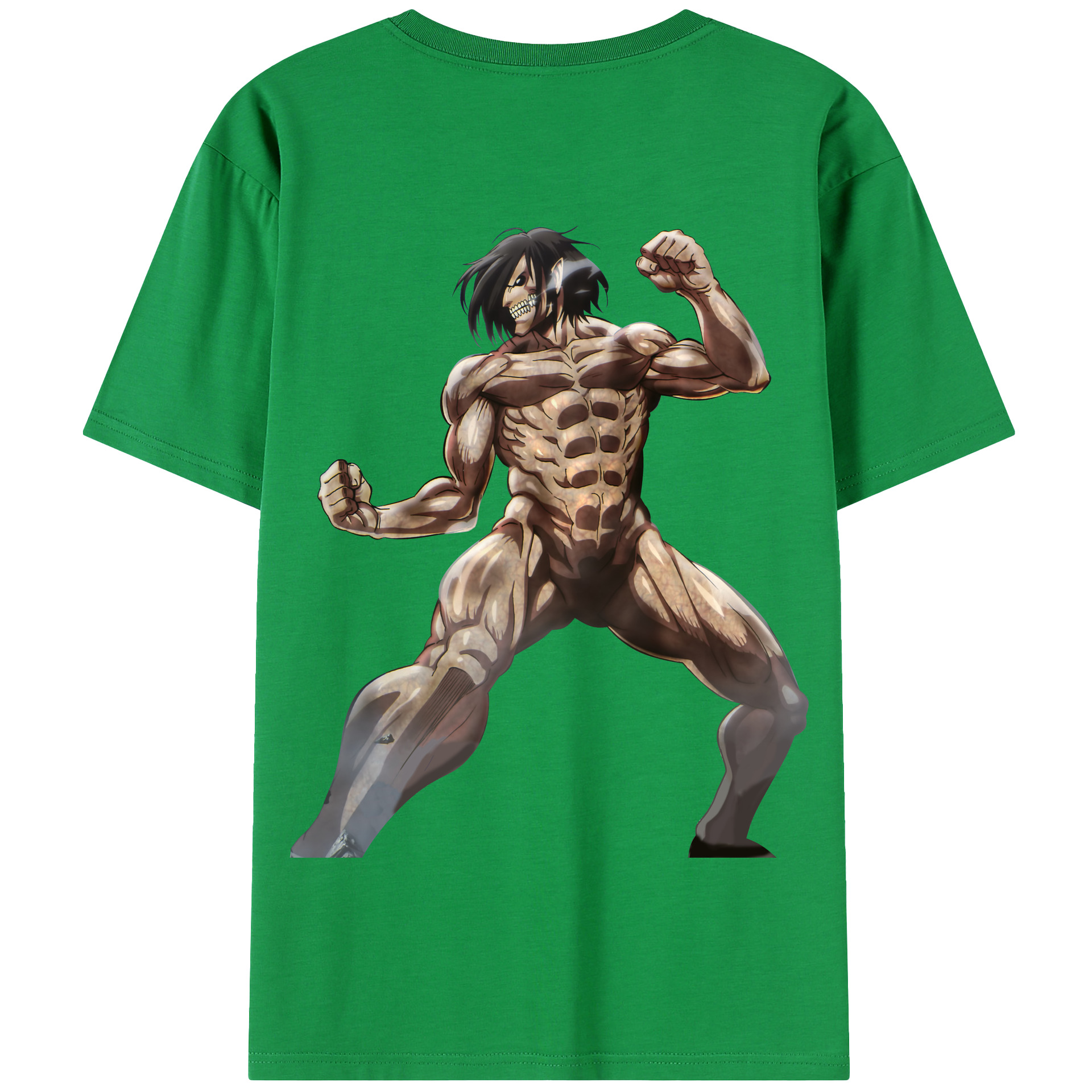 （画像用） 進撃の巨人 Attack on Titan 綿100％半袖Tシャツ（背面プリント）