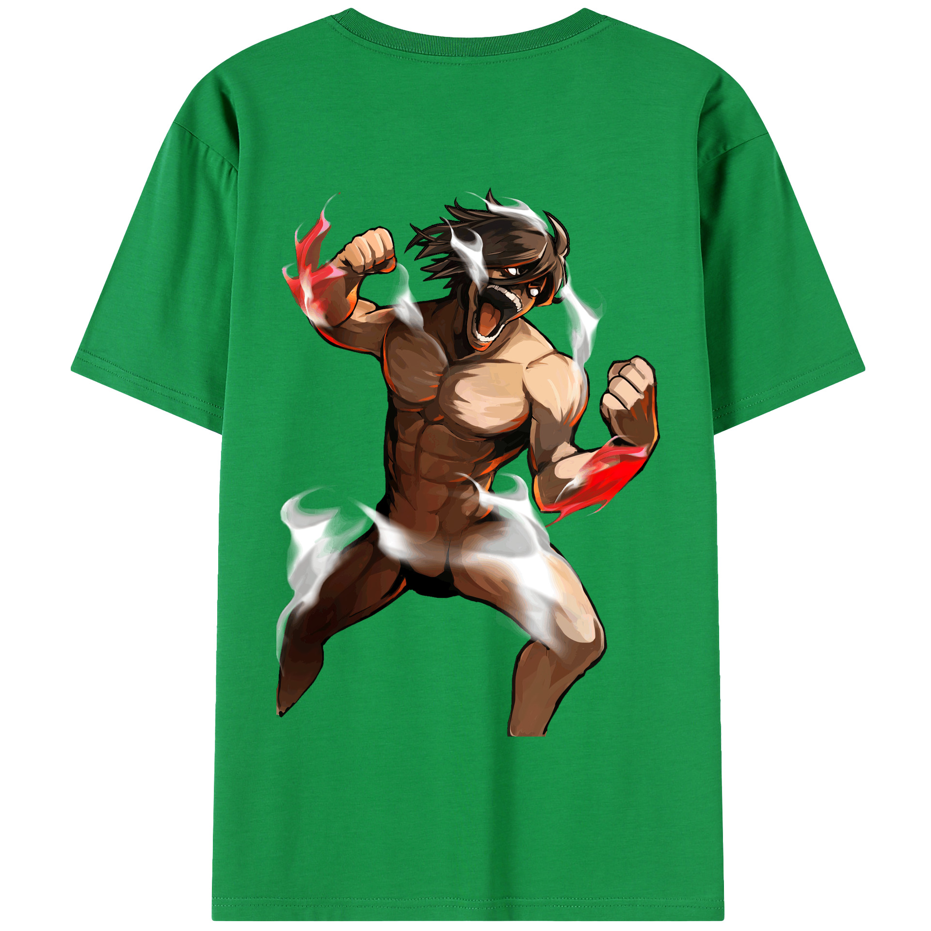 （画像用） 進撃の巨人 Attack on Titan 綿100％半袖Tシャツ（背面プリント）