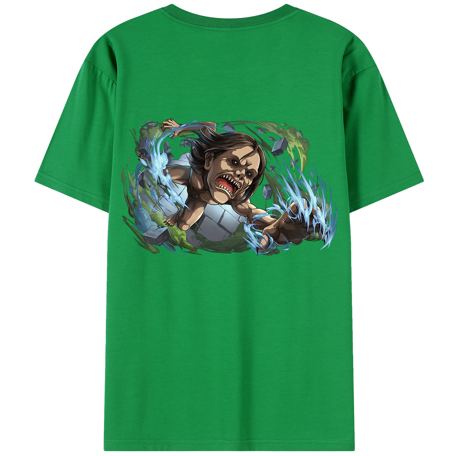 （画像用） 進撃の巨人 Attack on Titan 綿100％半袖Tシャツ（背面プリント）