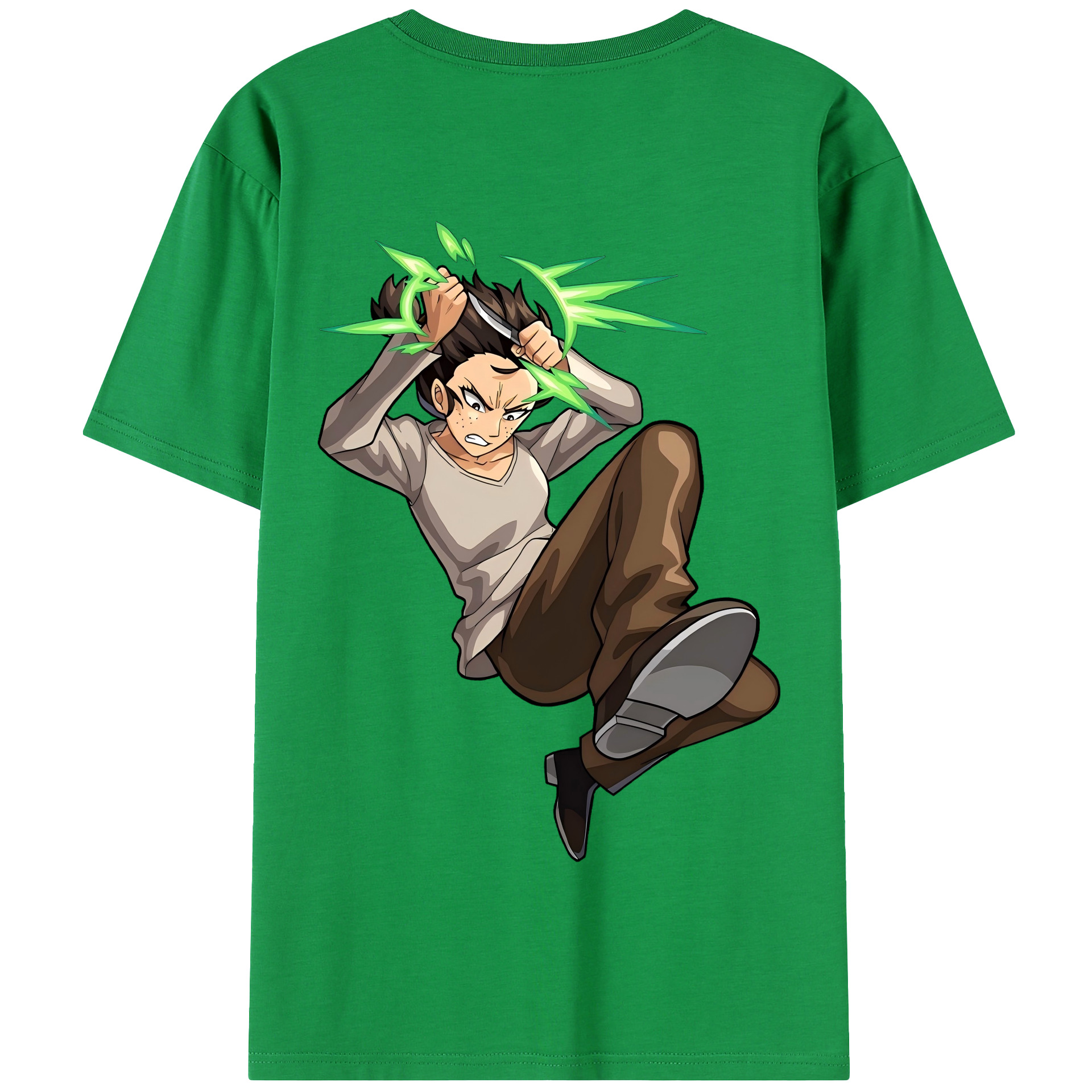 （画像用） 進撃の巨人 Attack on Titan 綿100％半袖Tシャツ（背面プリント）