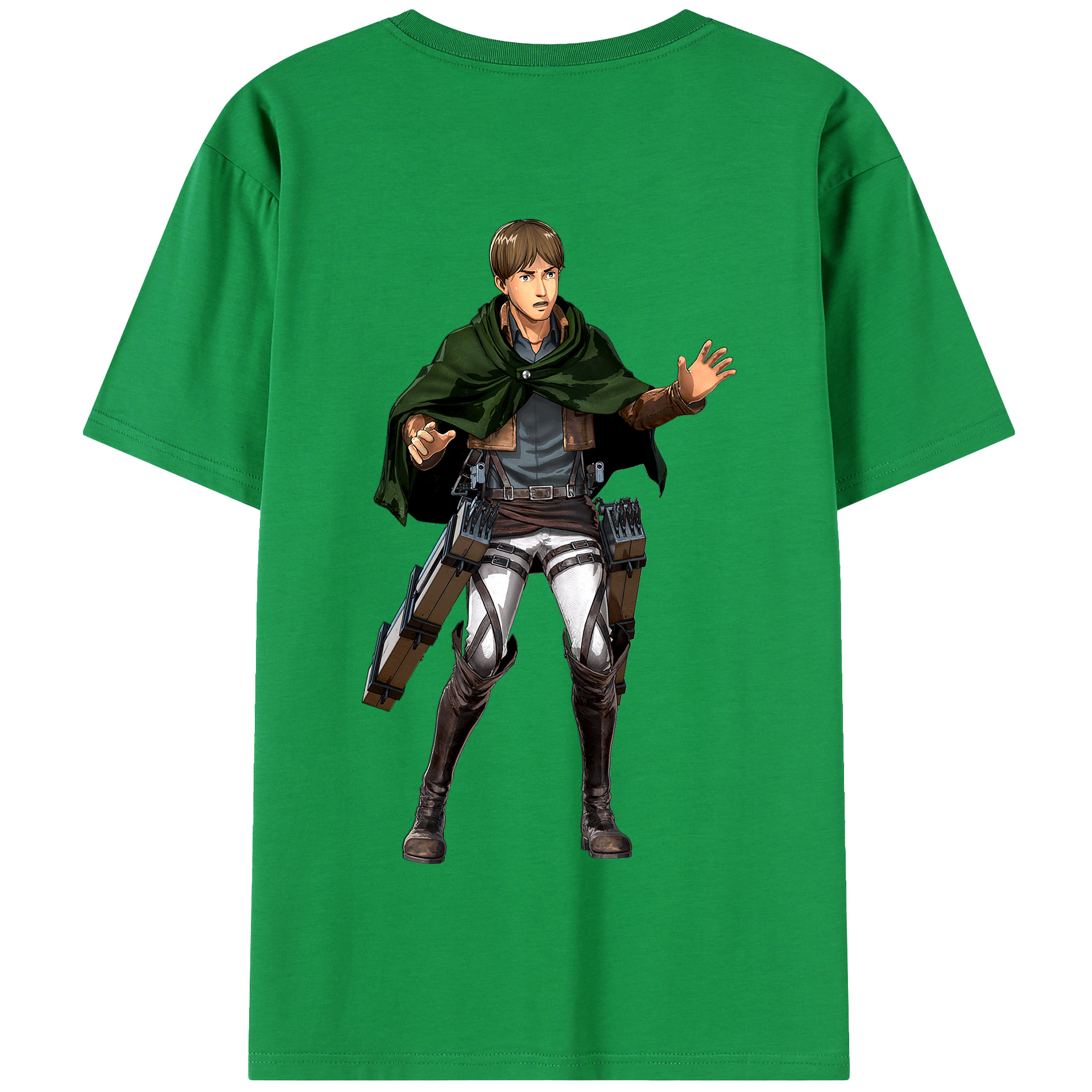 （画像用） 進撃の巨人 Attack on Titan 綿100％半袖Tシャツ（背面プリント）