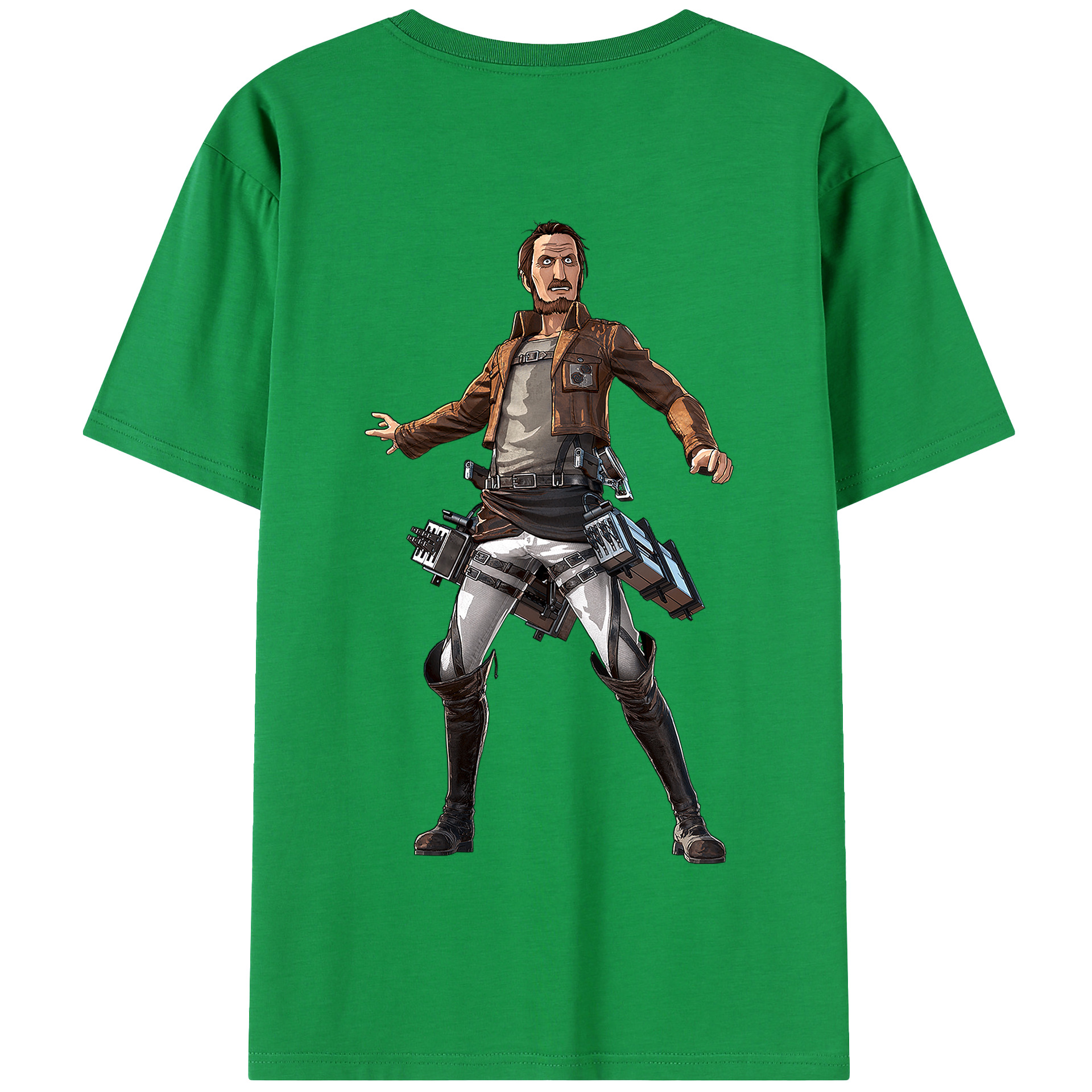 （画像用） 進撃の巨人 Attack on Titan 綿100％半袖Tシャツ（背面プリント）
