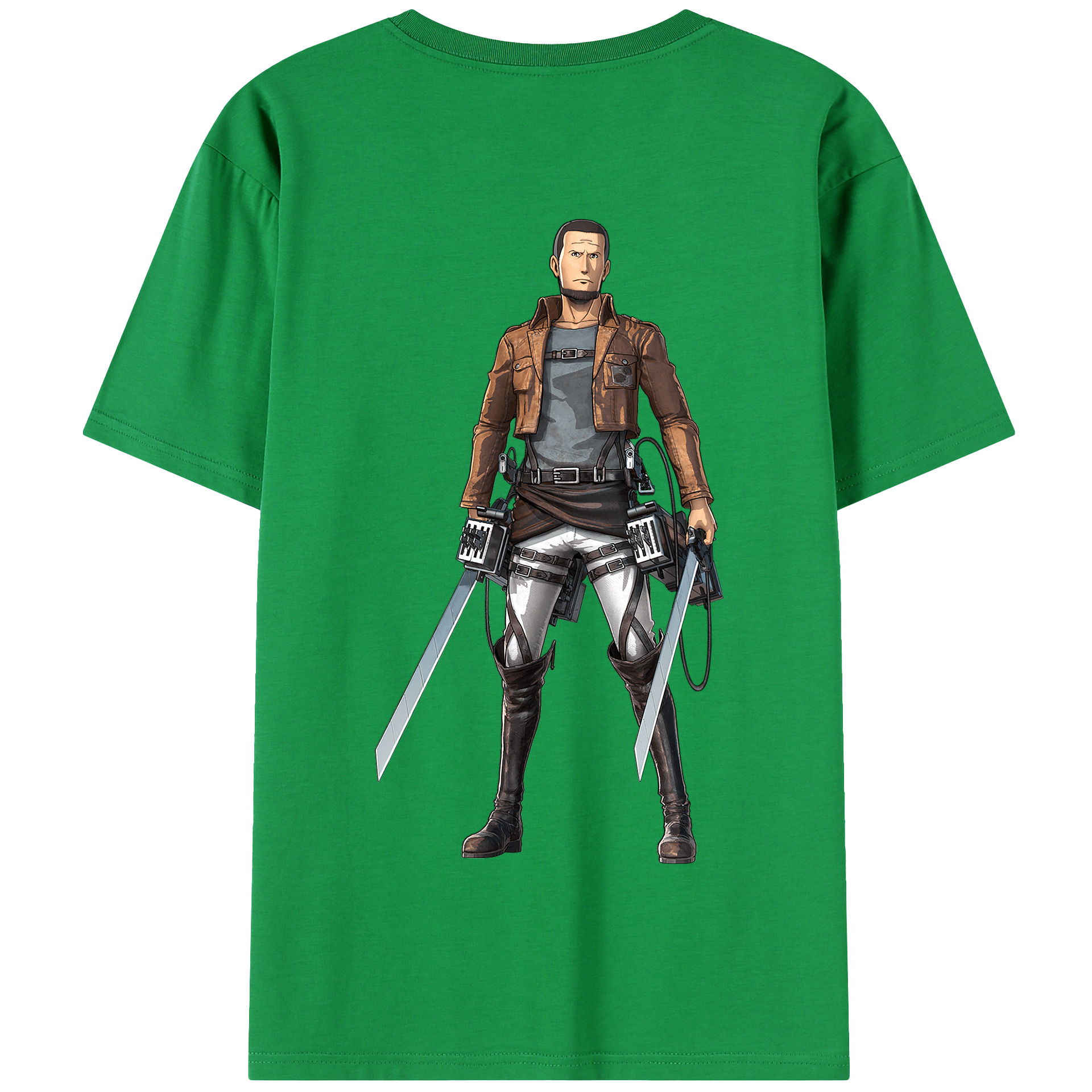 （画像用） 進撃の巨人 Attack on Titan 綿100％半袖Tシャツ（背面プリント）