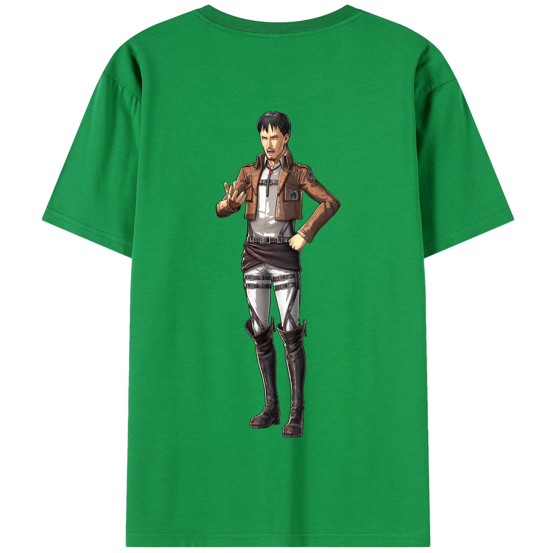 （画像用） 進撃の巨人 Attack on Titan 綿100％半袖Tシャツ（背面プリント）