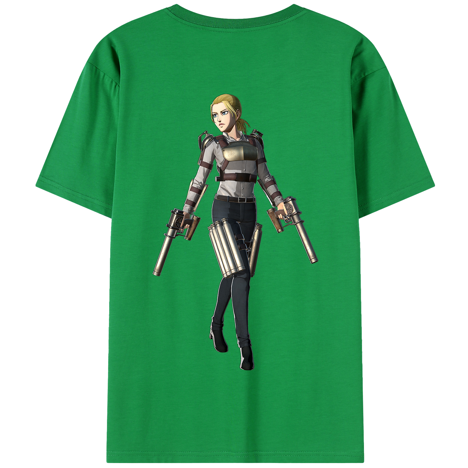 （画像用） 進撃の巨人 Attack on Titan 綿100％半袖Tシャツ（背面プリント）