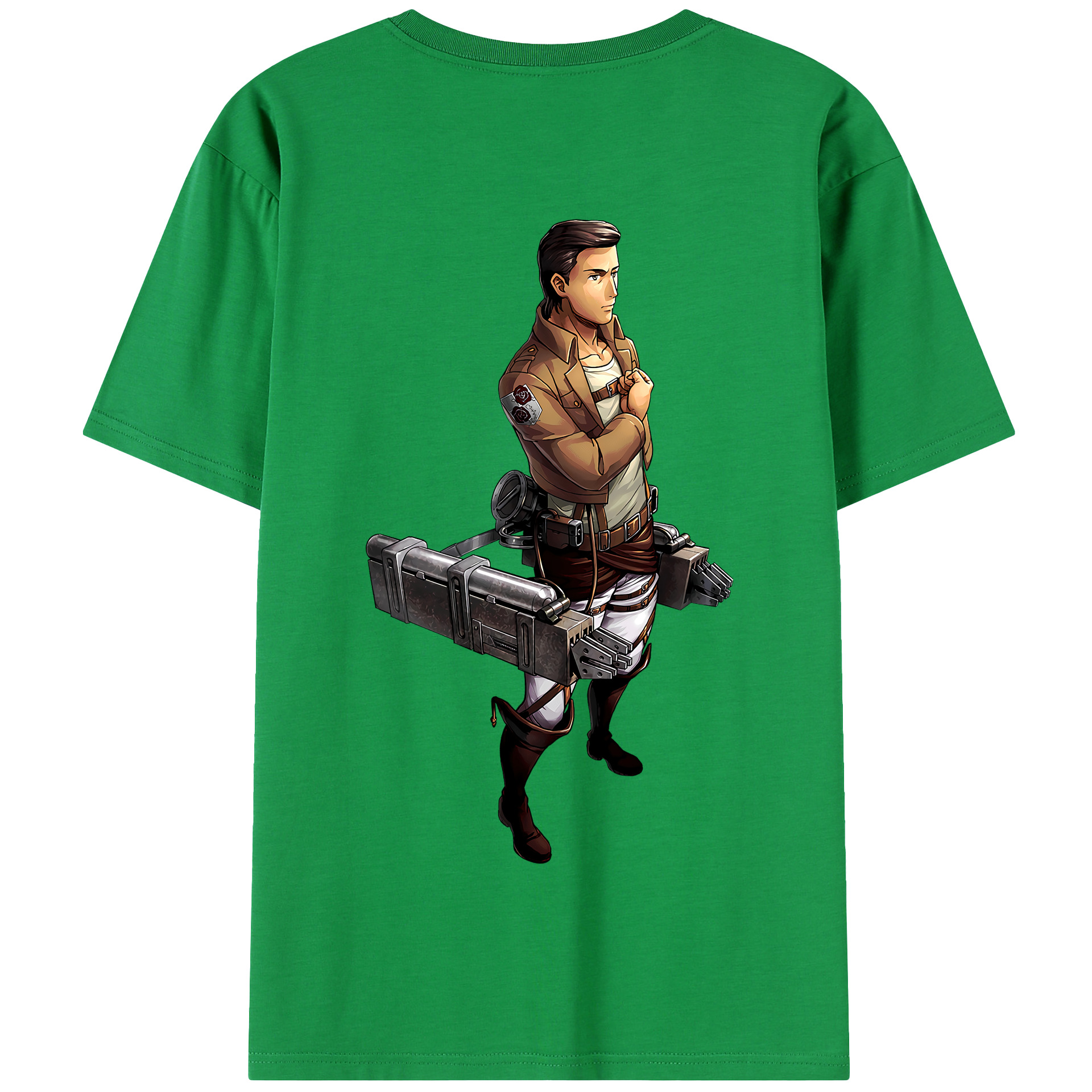 （画像用） 進撃の巨人 Attack on Titan 綿100％半袖Tシャツ（背面プリント）