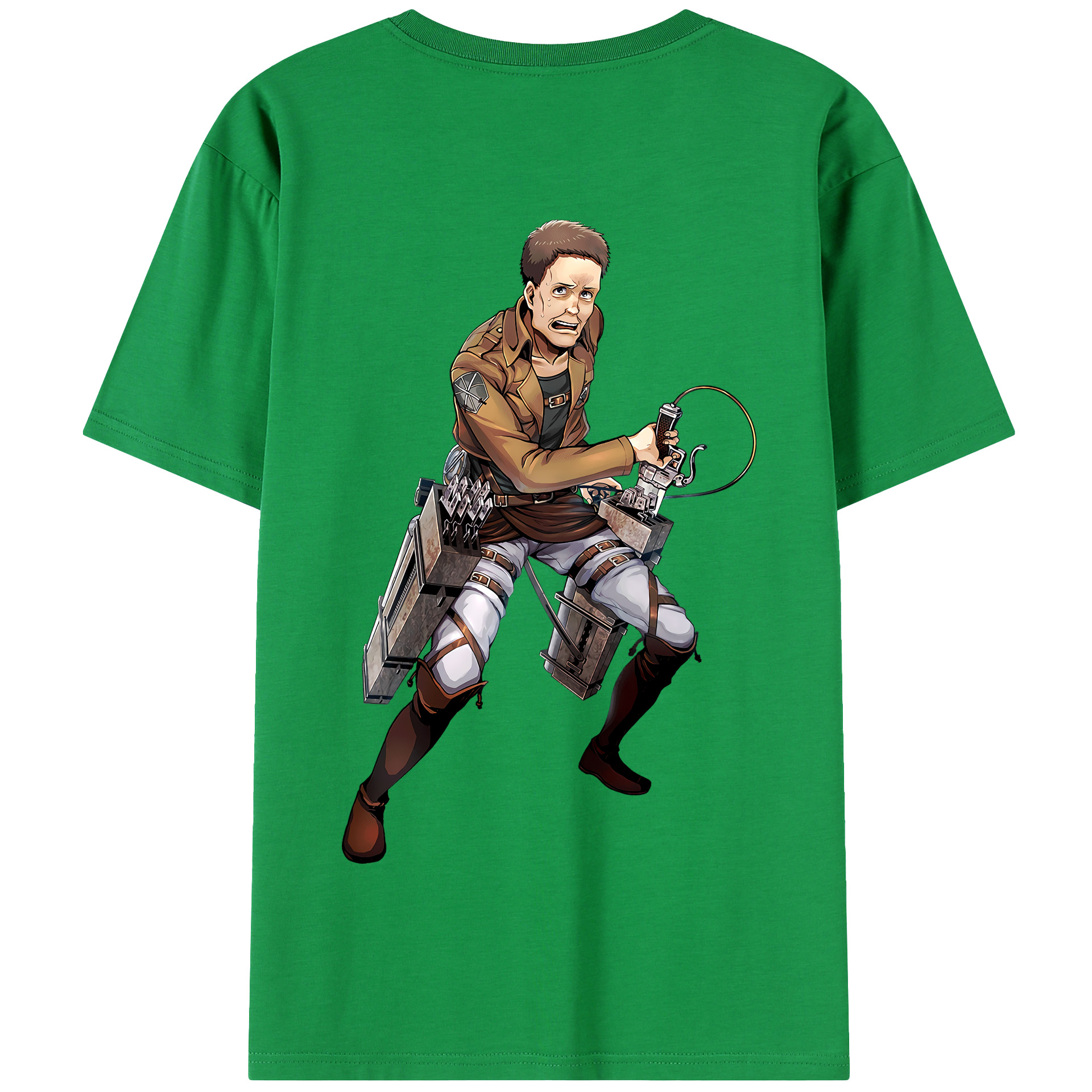 （画像用） 進撃の巨人 Attack on Titan 綿100％半袖Tシャツ（背面プリント）