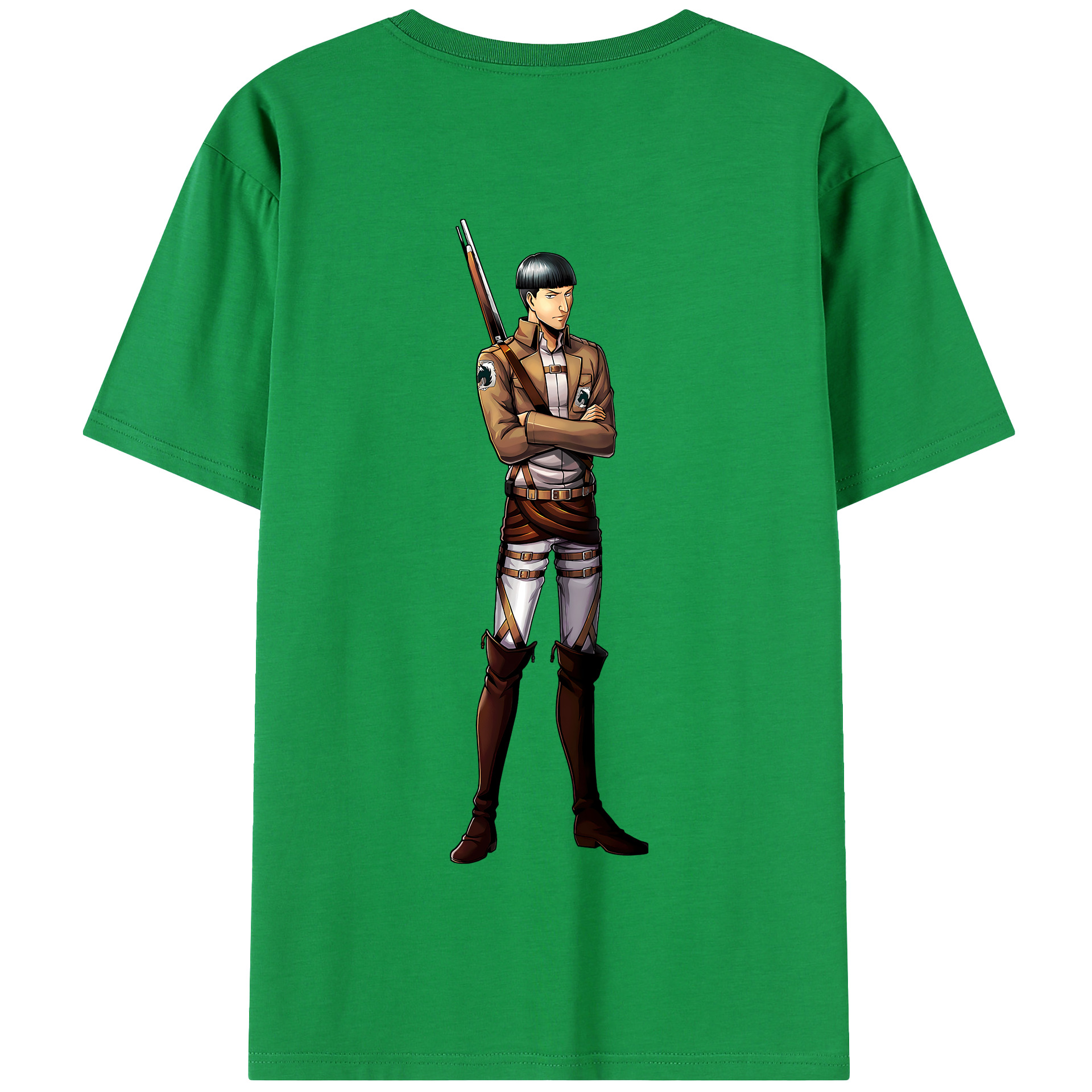（画像用） 進撃の巨人 Attack on Titan 綿100％半袖Tシャツ（背面プリント）