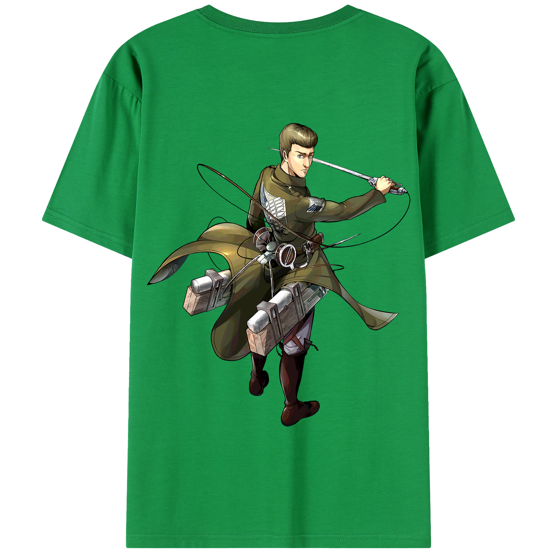 （画像用） 進撃の巨人 Attack on Titan 綿100％半袖Tシャツ（背面プリント）