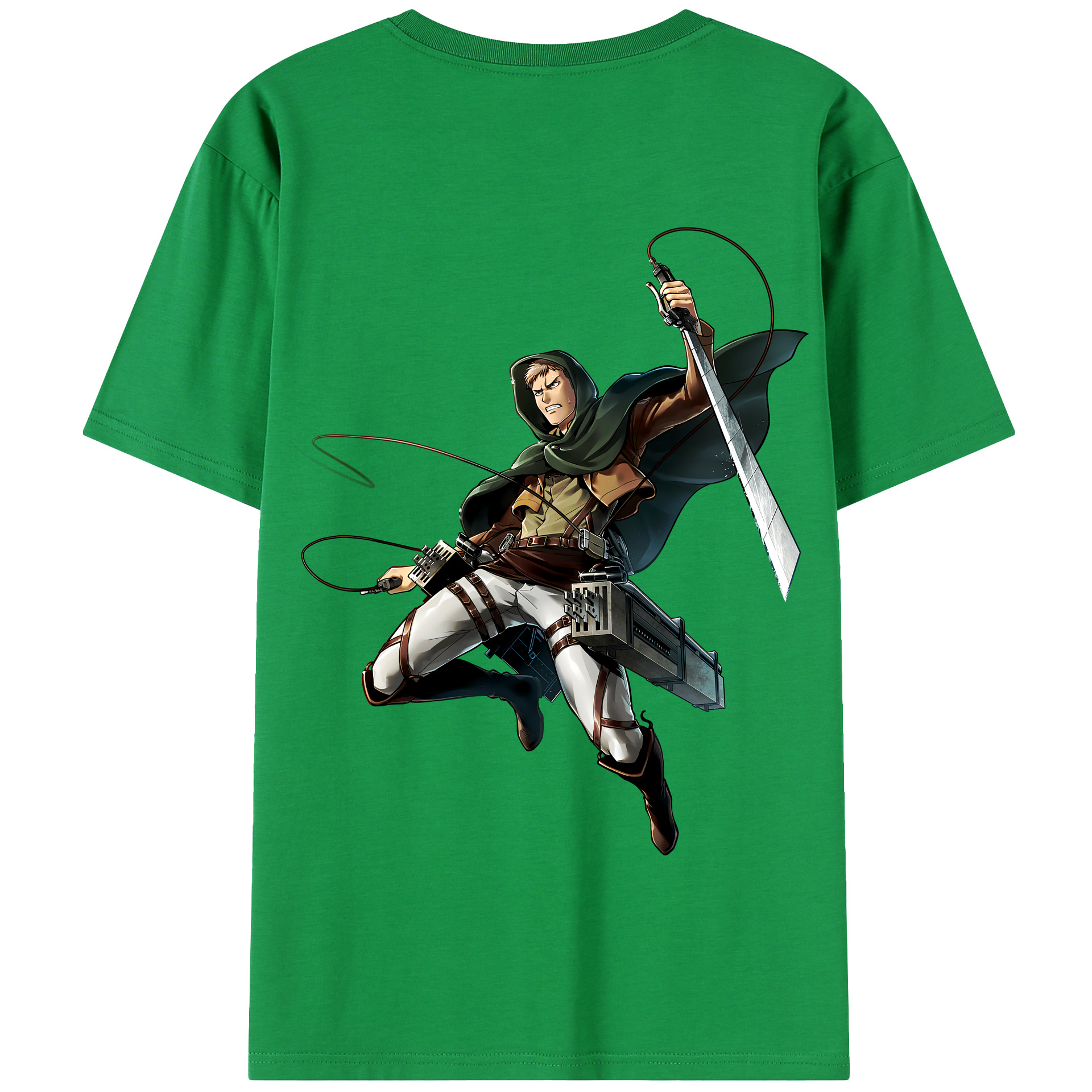 （画像用） 進撃の巨人 Attack on Titan 綿100％半袖Tシャツ（背面プリント）
