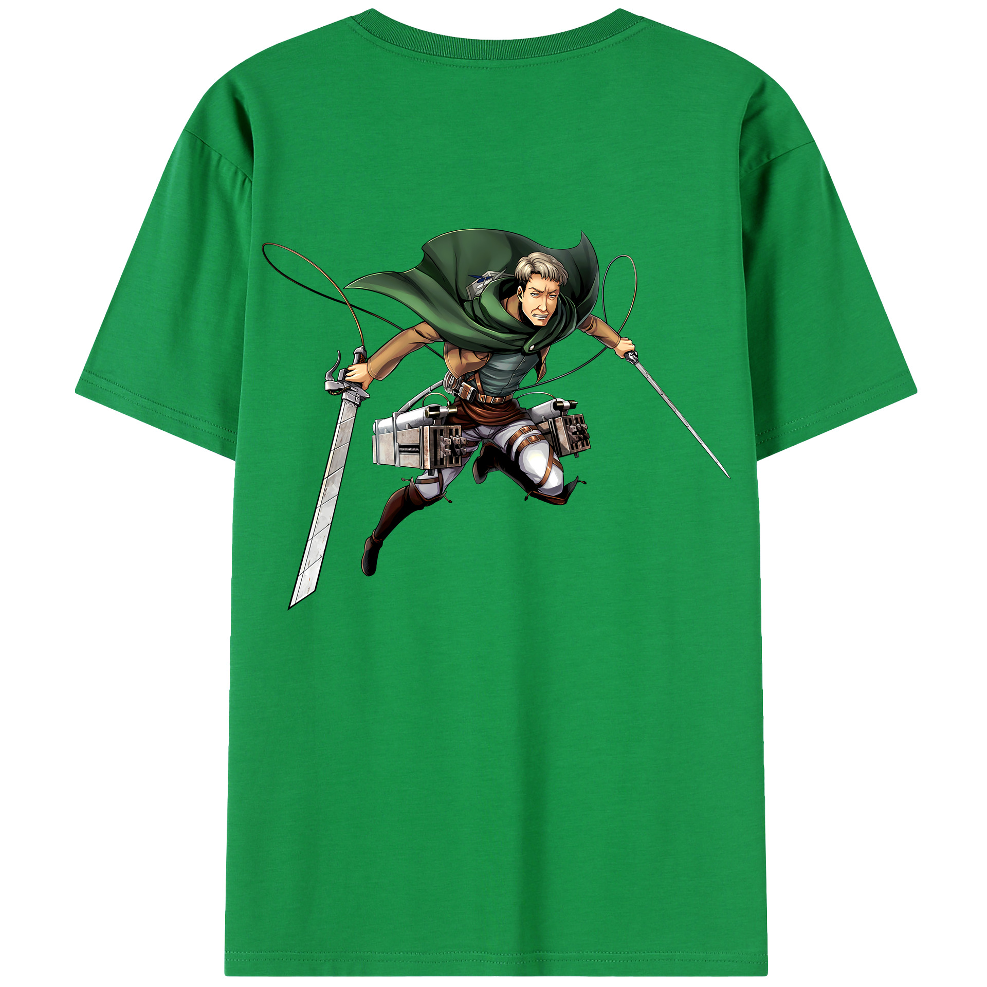 （画像用） 進撃の巨人 Attack on Titan 綿100％半袖Tシャツ（背面プリント）