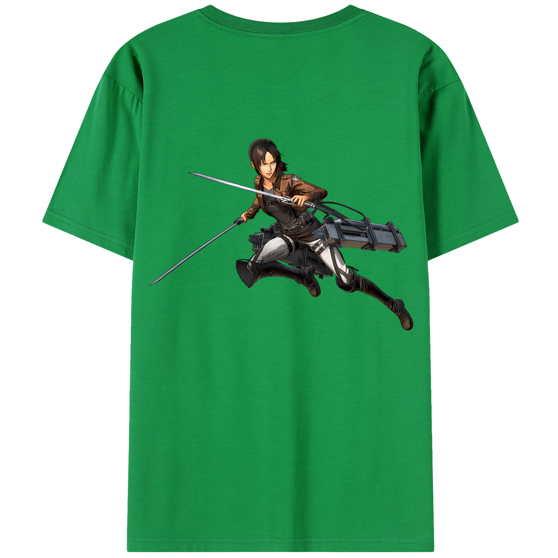 （画像用） 進撃の巨人 Attack on Titan 綿100％半袖Tシャツ（背面プリント）