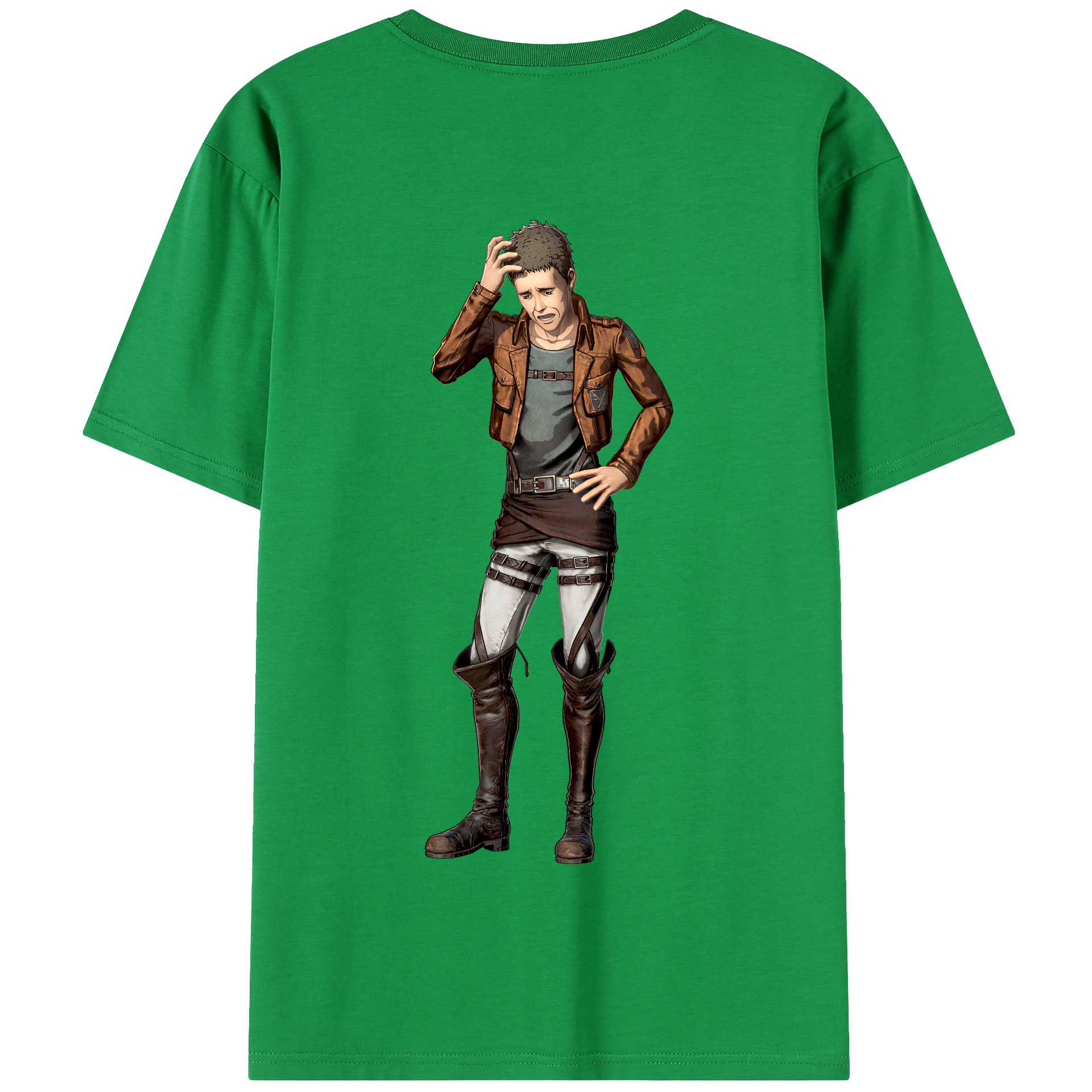 （画像用） 進撃の巨人 Attack on Titan 綿100％半袖Tシャツ（背面プリント）