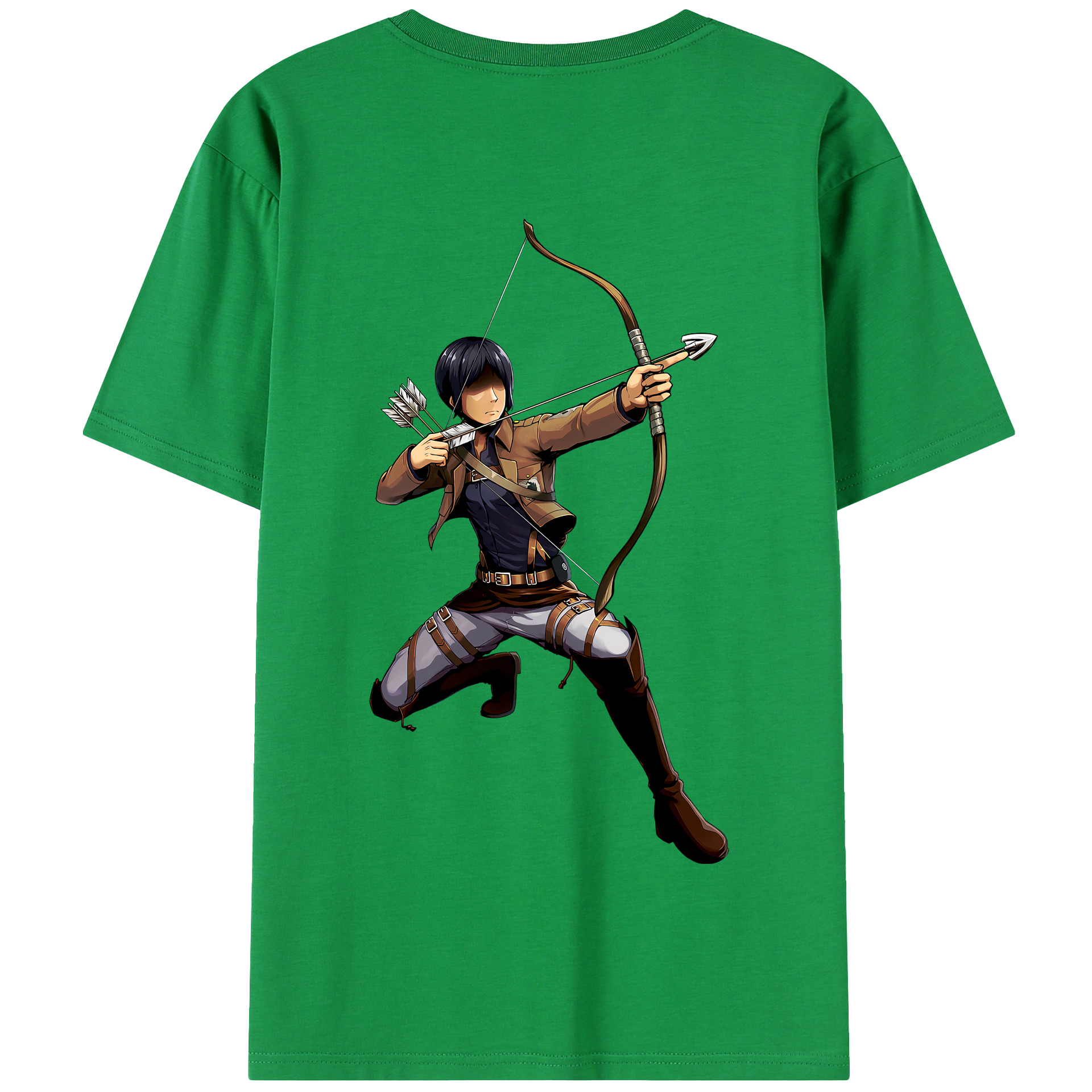 （画像用） 進撃の巨人 Attack on Titan 綿100％半袖Tシャツ（背面プリント）