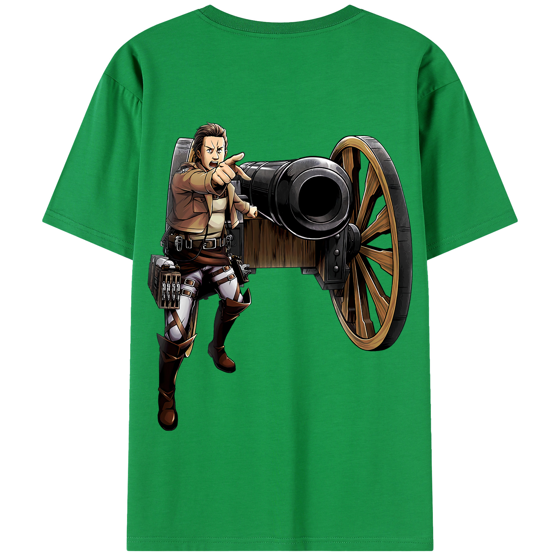 （画像用） 進撃の巨人 Attack on Titan 綿100％半袖Tシャツ（背面プリント）
