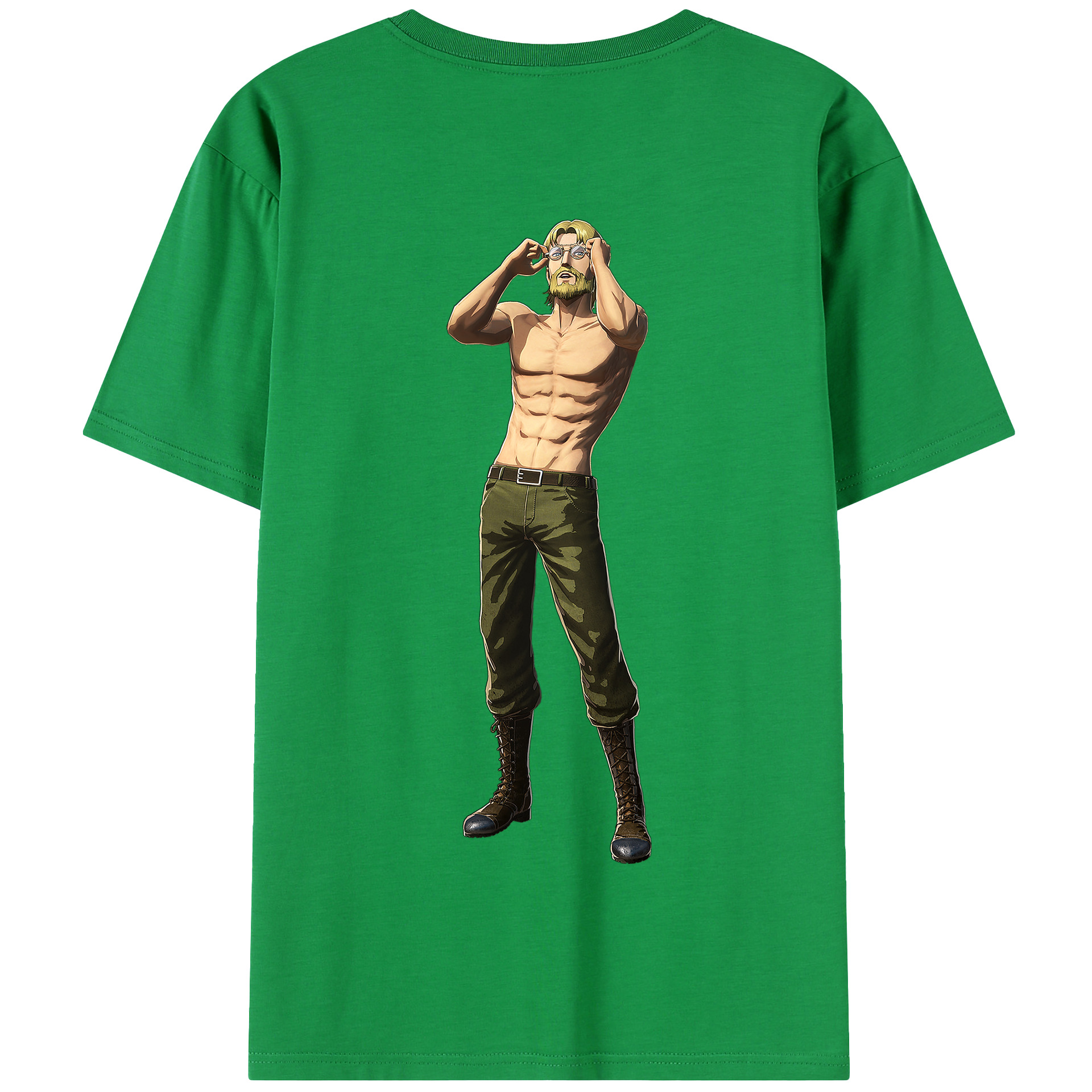 （画像用） 進撃の巨人 Attack on Titan 綿100％半袖Tシャツ（背面プリント）