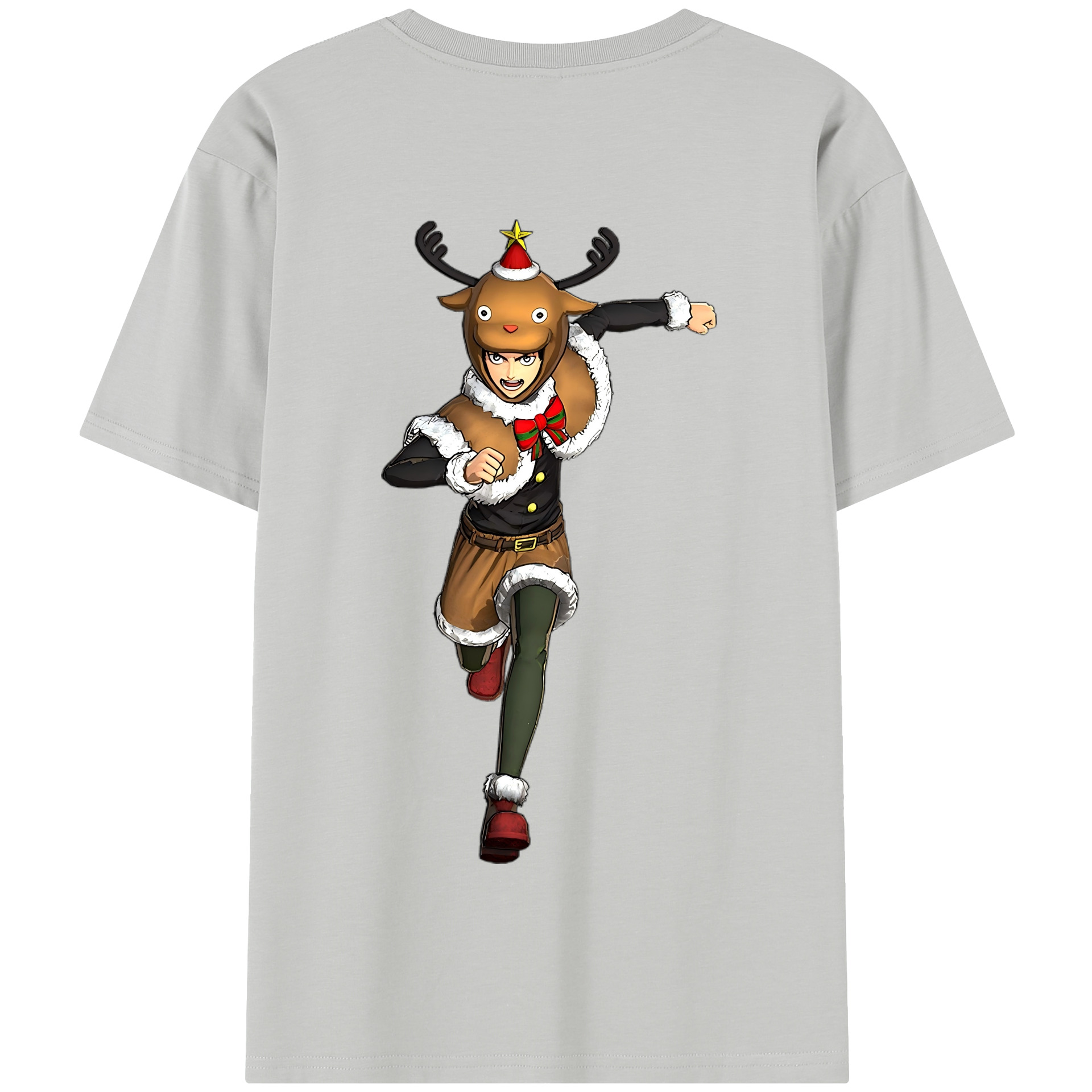 （画像用） 進撃の巨人 エレン･イェーガー Attack on Titan Eren Jäger 綿100％半袖Tシャツ（背面プリント）