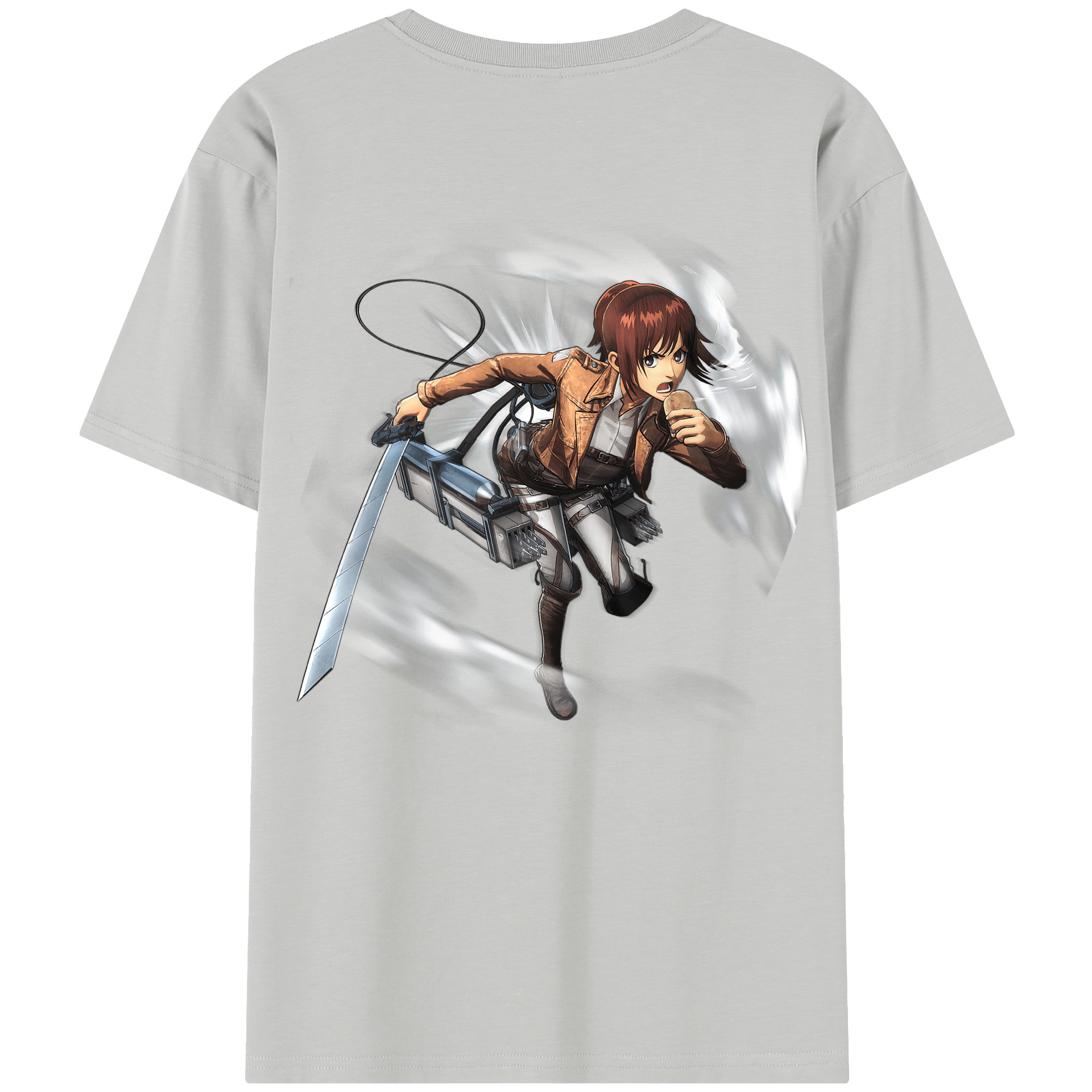 （画像用） 進撃の巨人 サシャ·ブラウス Attack on Titan Sasha Blaus 綿100％半袖Tシャツ（背面プリント）