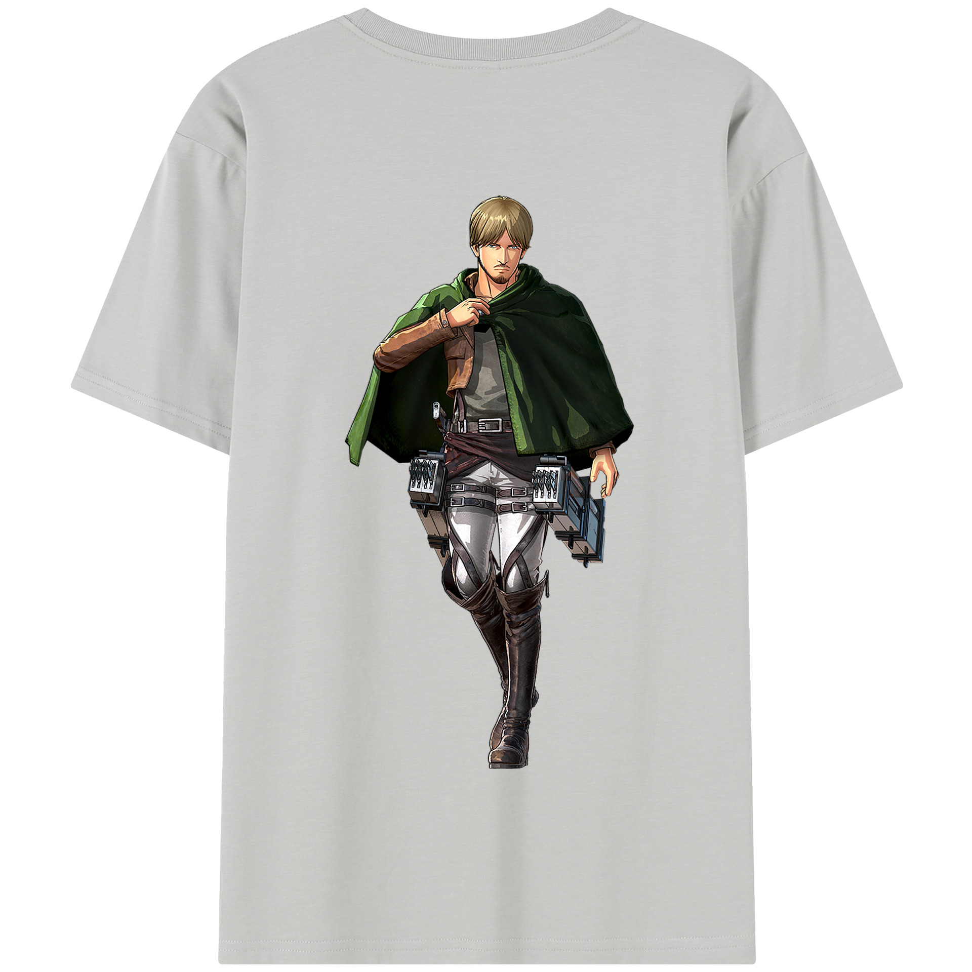 （画像用） 進撃の巨人 ミケ·ザカリアス Attack on Titan Mike Zakarius 綿100％半袖Tシャツ（背面プリント）