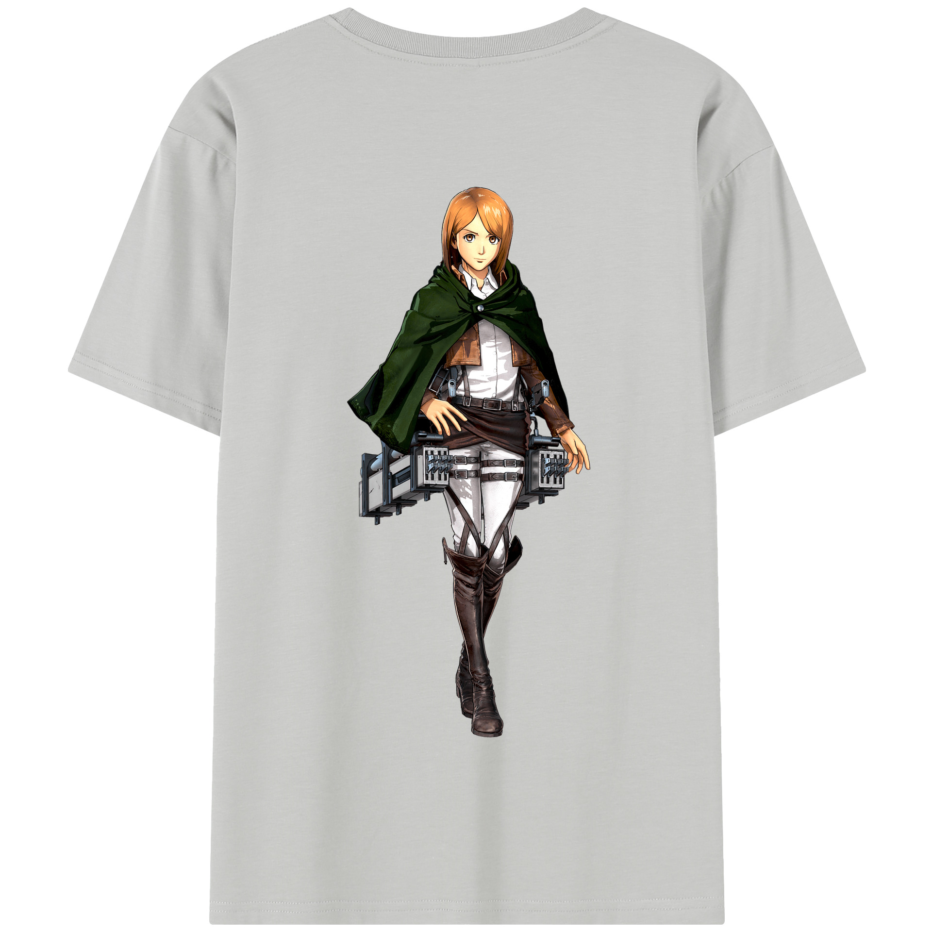 （画像用） 進撃の巨人 ペトラ·ラル Attack on Titan Petra Rall 綿100％半袖Tシャツ（背面プリント）
