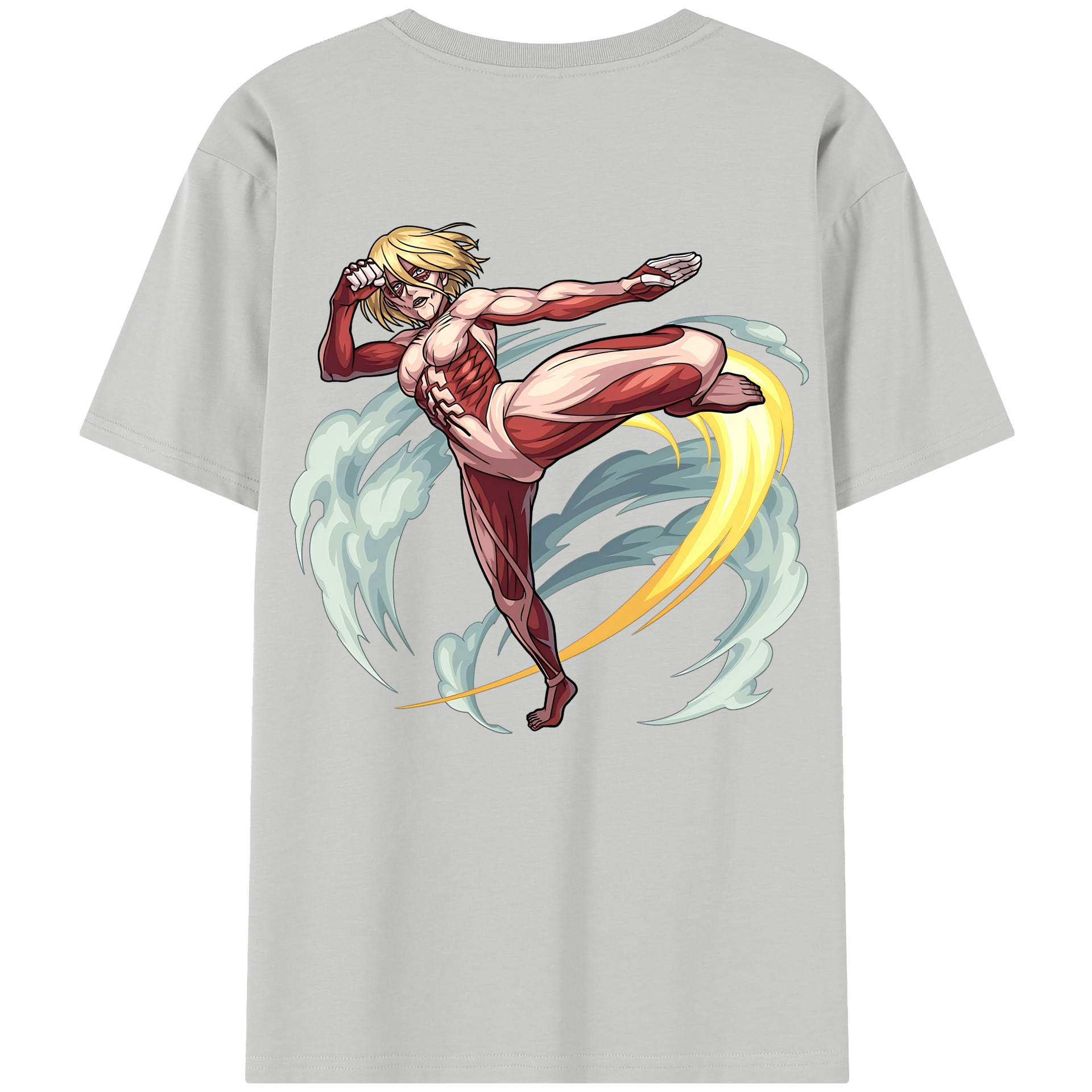 （画像用） 進撃の巨人 Attack on Titan 綿100％半袖Tシャツ（背面プリント）
