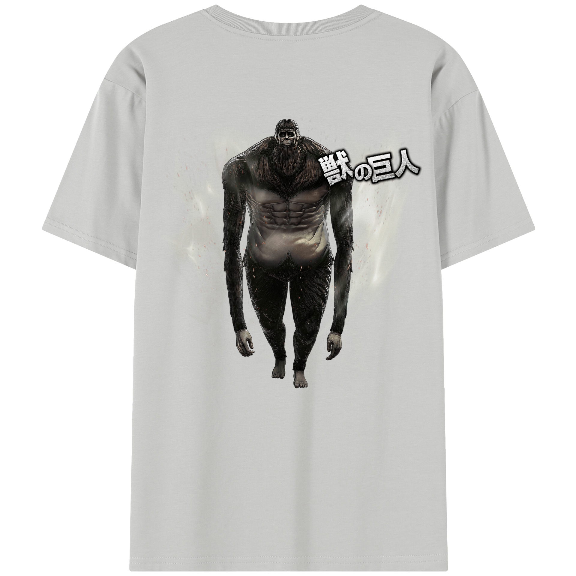 （画像用） 進撃の巨人 Attack on Titan 綿100％半袖Tシャツ（背面プリント）