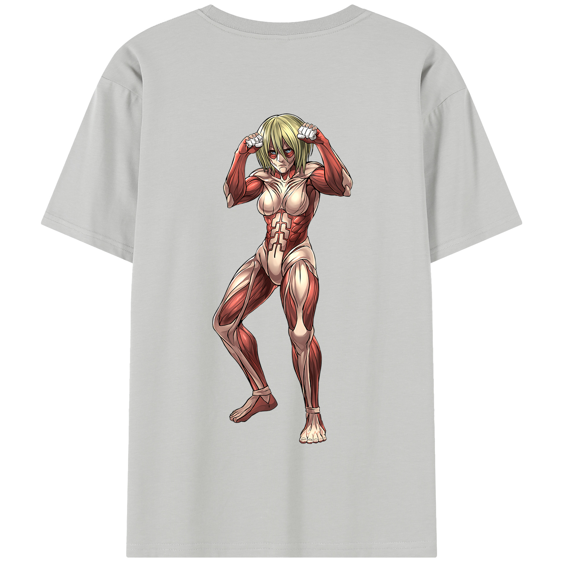 （画像用） 進撃の巨人 Attack on Titan 綿100％半袖Tシャツ（背面プリント）