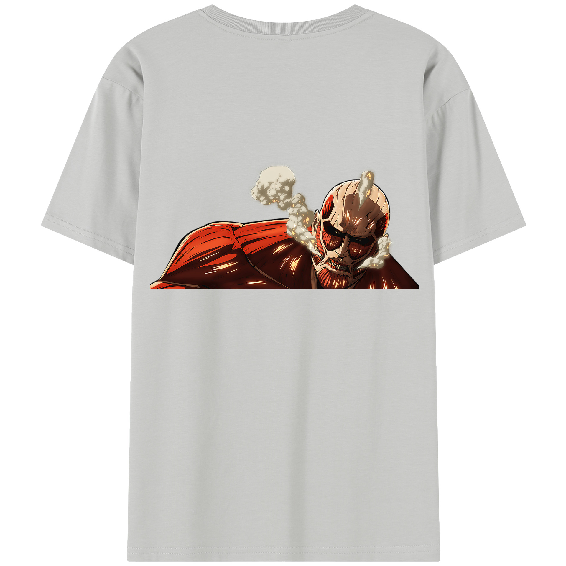 （画像用） 進撃の巨人 Attack on Titan 綿100％半袖Tシャツ（背面プリント）