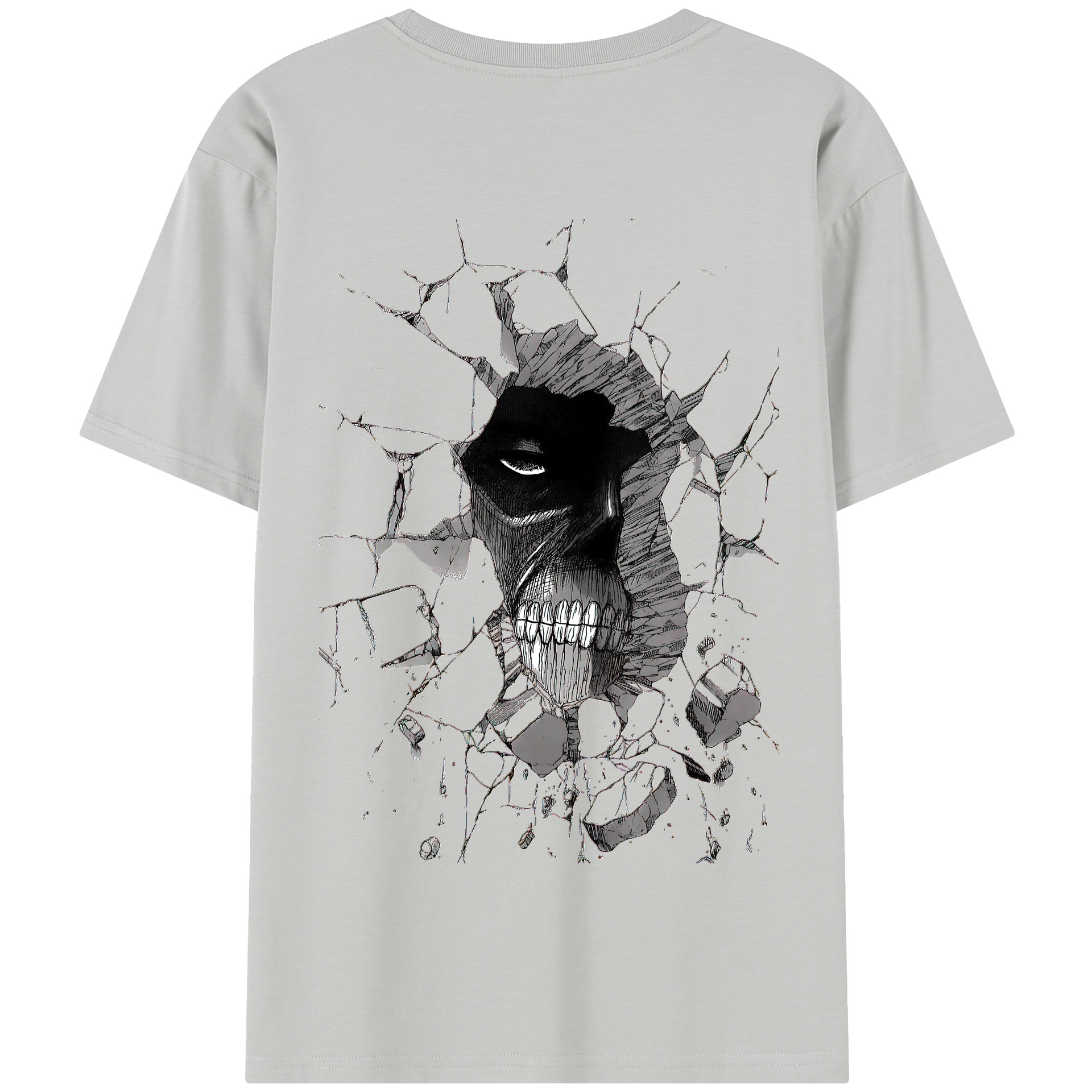 （画像用） 進撃の巨人 Attack on Titan 綿100％半袖Tシャツ（背面プリント）