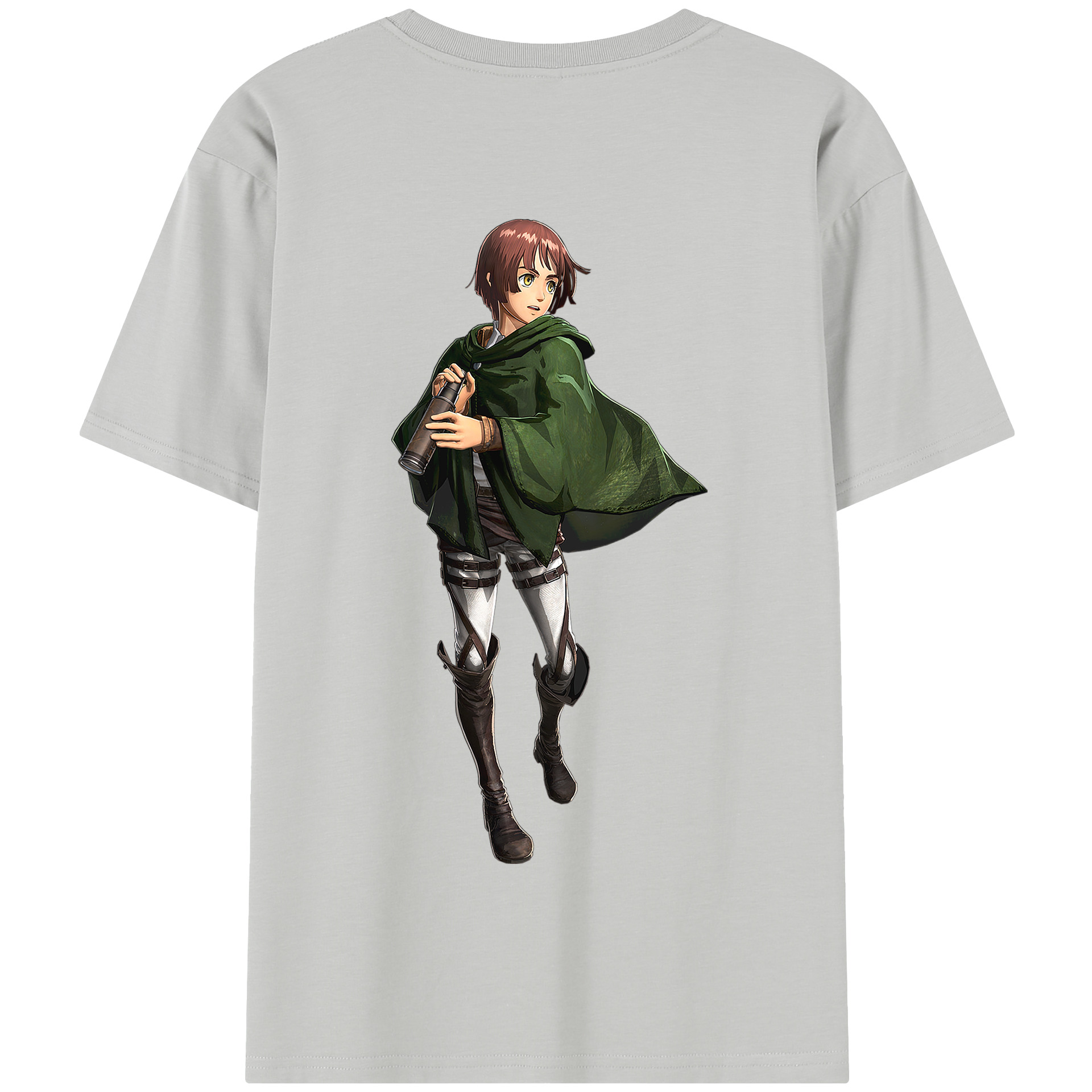 （画像用） 進撃の巨人 Attack on Titan 綿100％半袖Tシャツ（背面プリント）