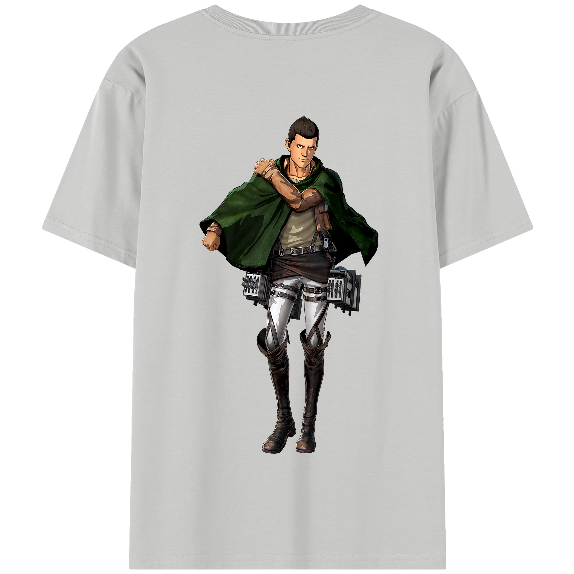 （画像用） 進撃の巨人 Attack on Titan 綿100％半袖Tシャツ（背面プリント）