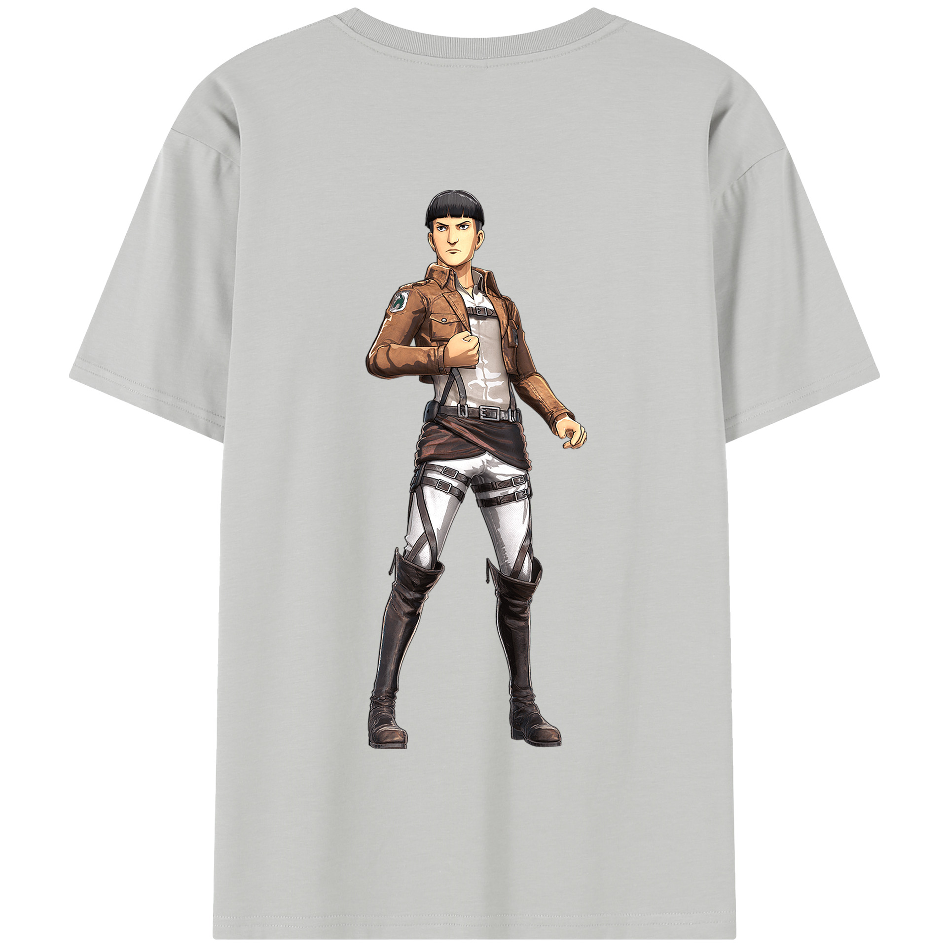 （画像用） 進撃の巨人 Attack on Titan 綿100％半袖Tシャツ（背面プリント）