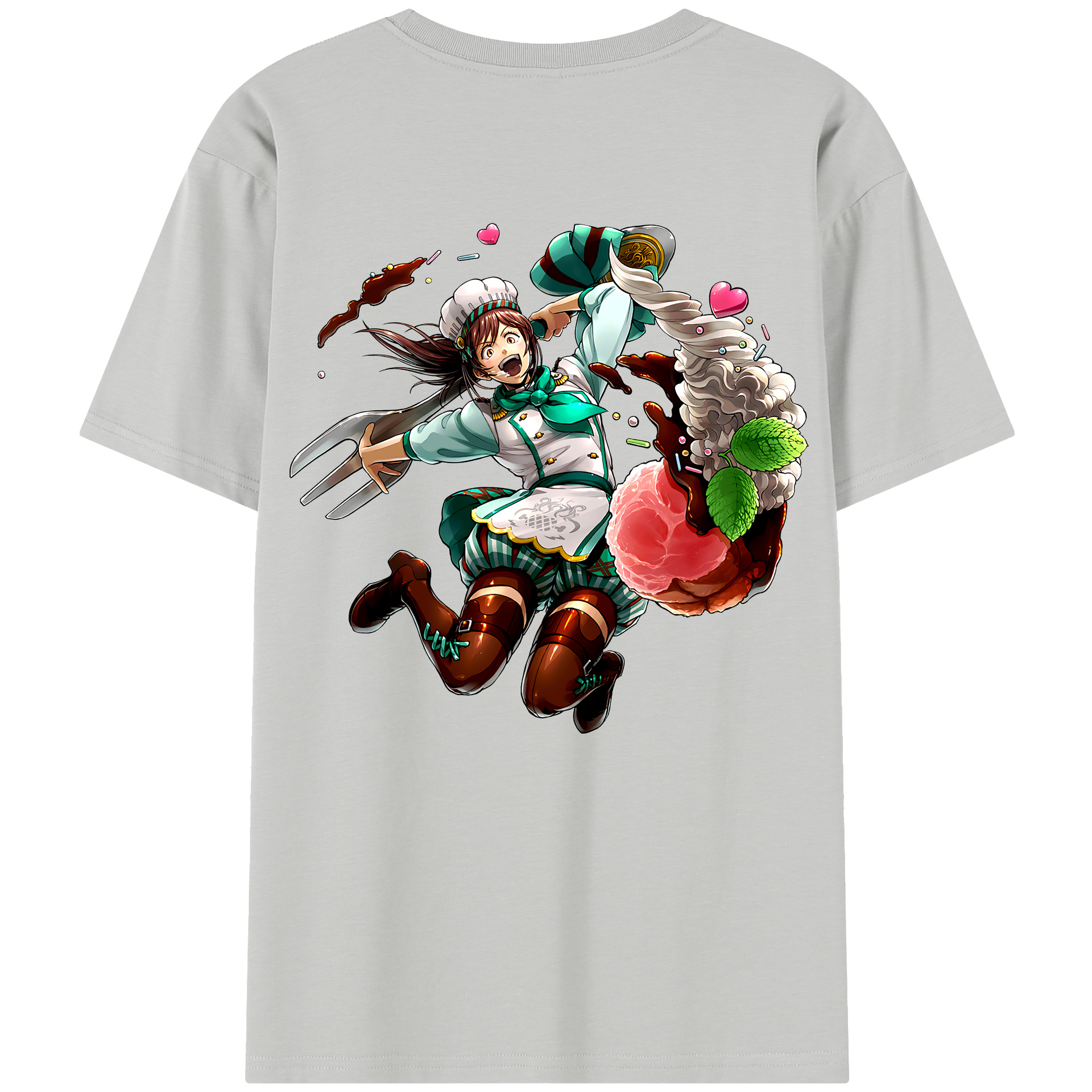 （画像用） 進撃の巨人 サシャ·ブラウス Attack on Titan Sasha Blaus 綿100％半袖Tシャツ（背面プリント）