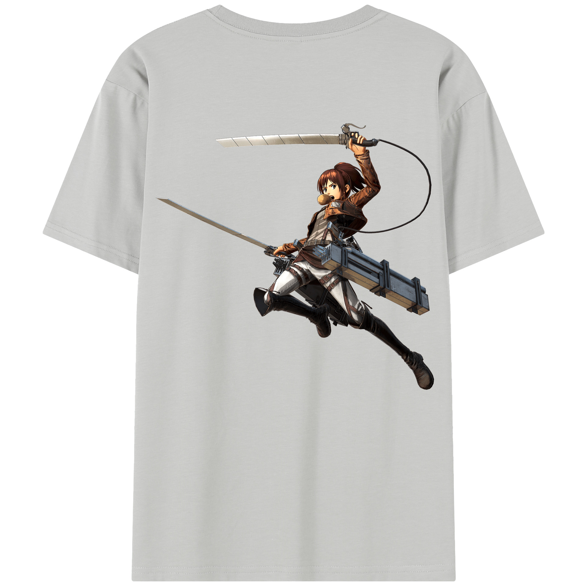 （画像用） 進撃の巨人 サシャ·ブラウス Attack on Titan Sasha Blaus 綿100％半袖Tシャツ（背面プリント）
