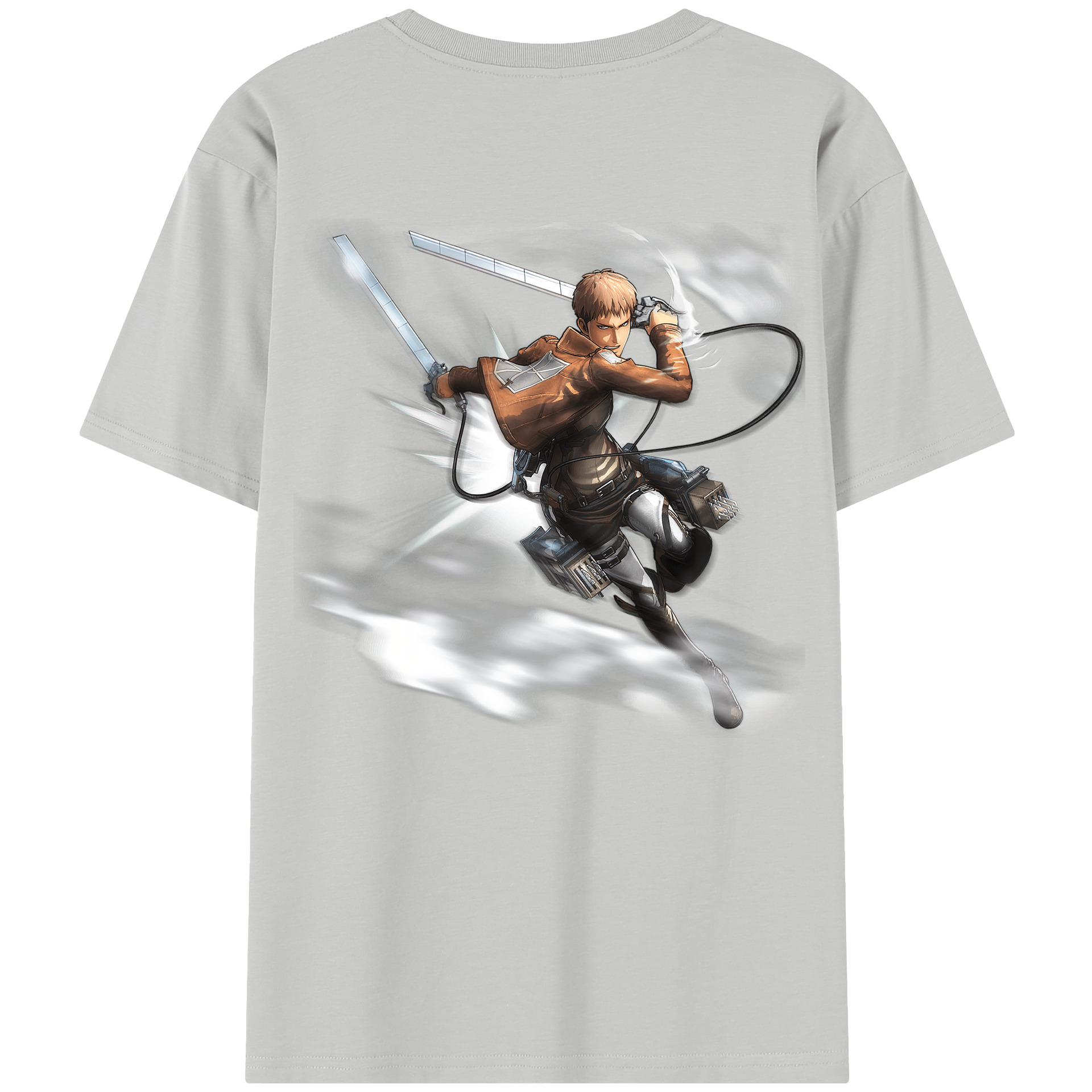 （画像用） 進撃の巨人 ジャン・キルシュタイン Attack on Titan Jean Kirstein 綿100％半袖Tシャツ（背面プリント）