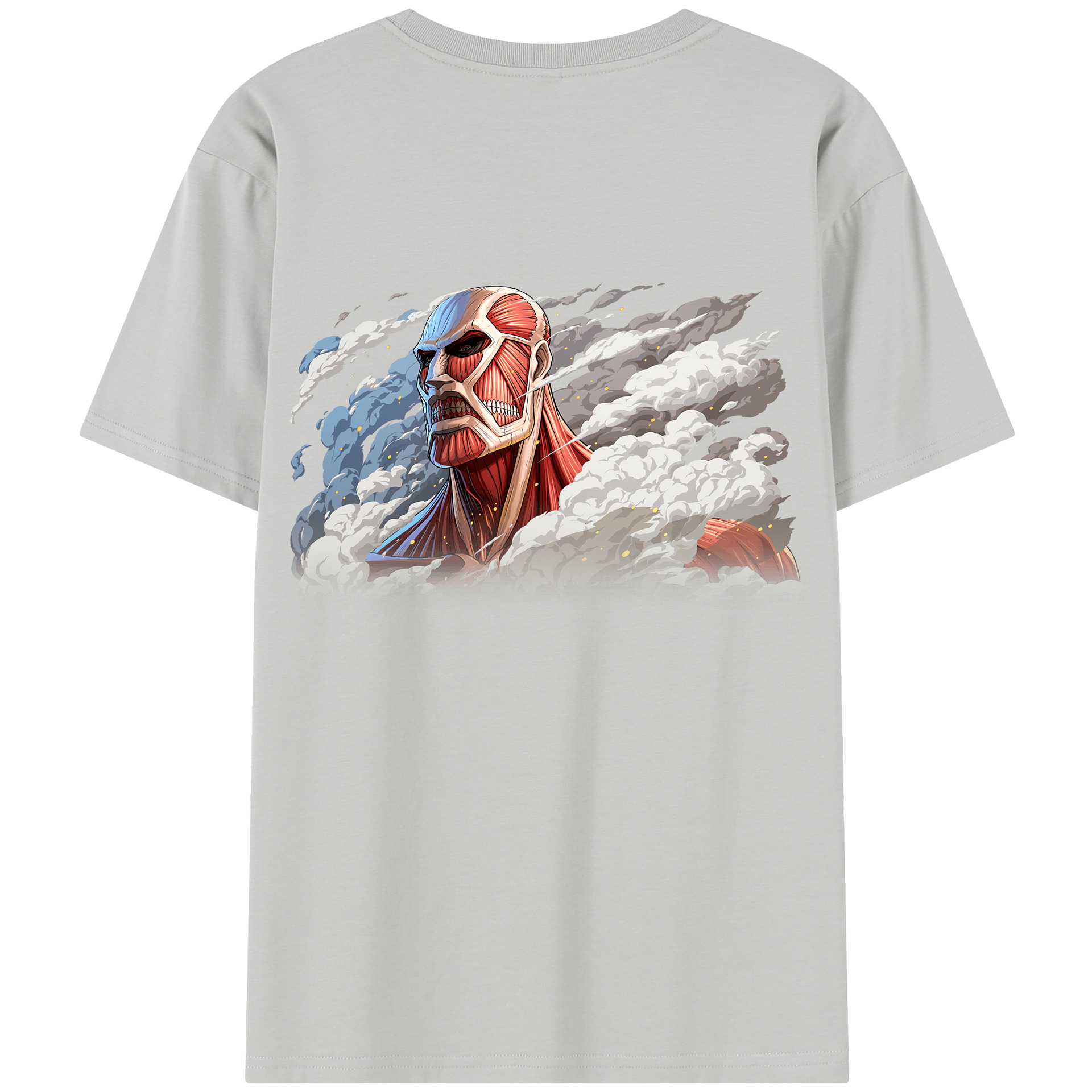 （画像用） 進撃の巨人 Attack on Titan 綿100％半袖Tシャツ（背面プリント）