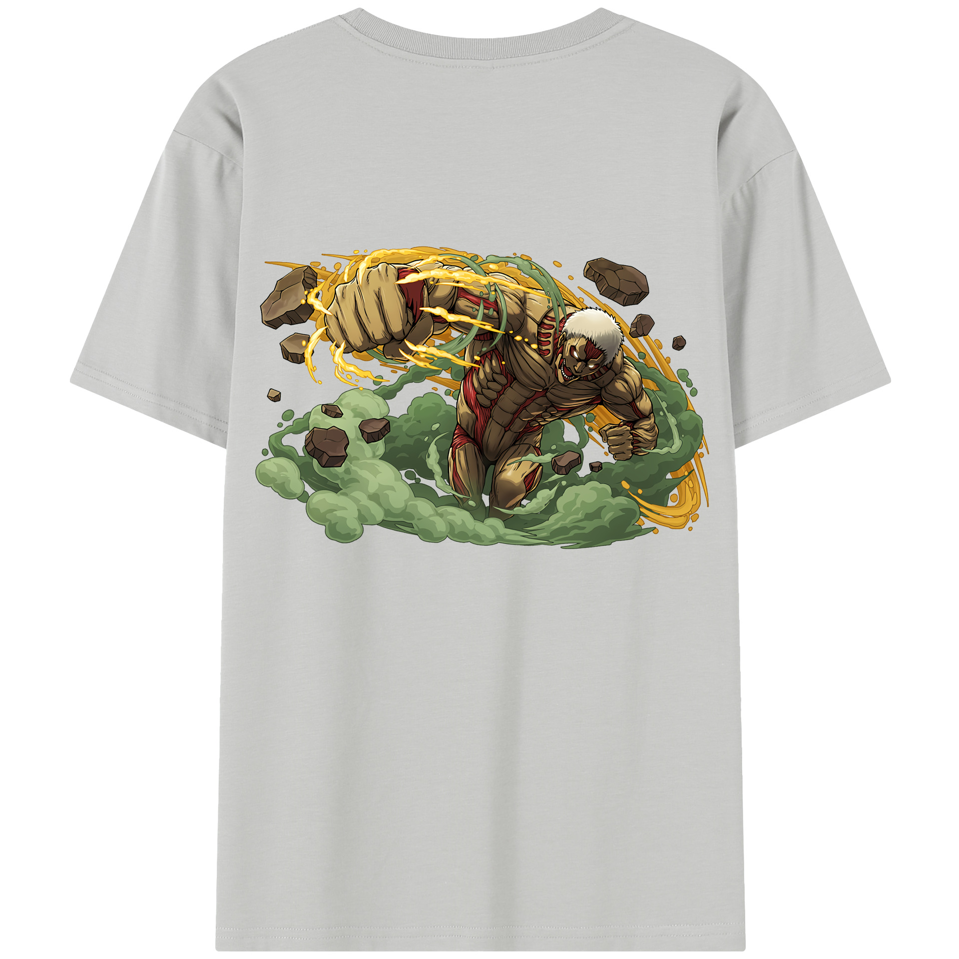 （画像用） 進撃の巨人 Attack on Titan 綿100％半袖Tシャツ（背面プリント）