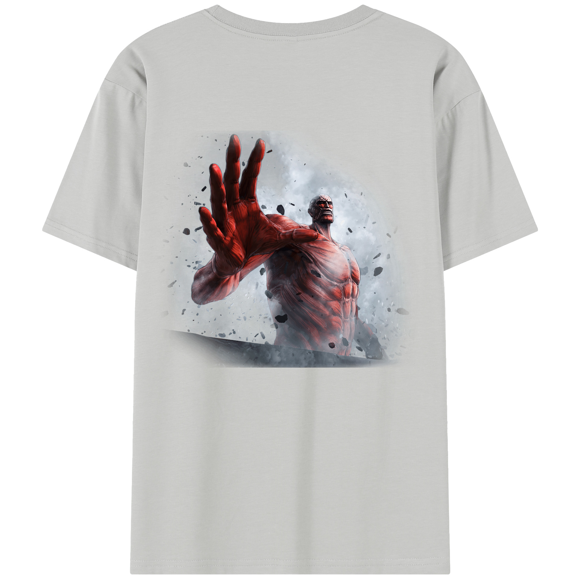 （画像用） 進撃の巨人 Attack on Titan 綿100％半袖Tシャツ（背面プリント）