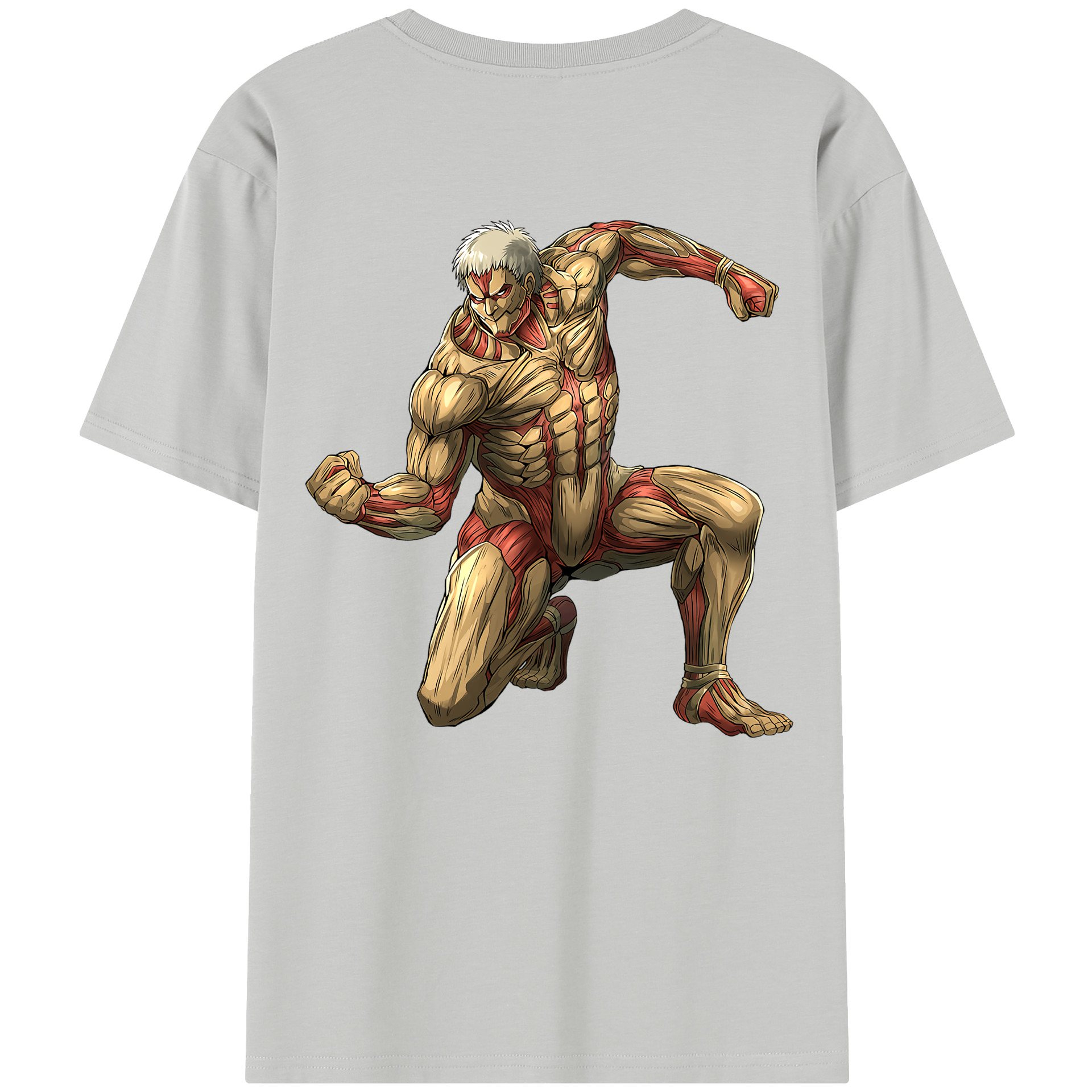 （画像用） 進撃の巨人 Attack on Titan 綿100％半袖Tシャツ（背面プリント）
