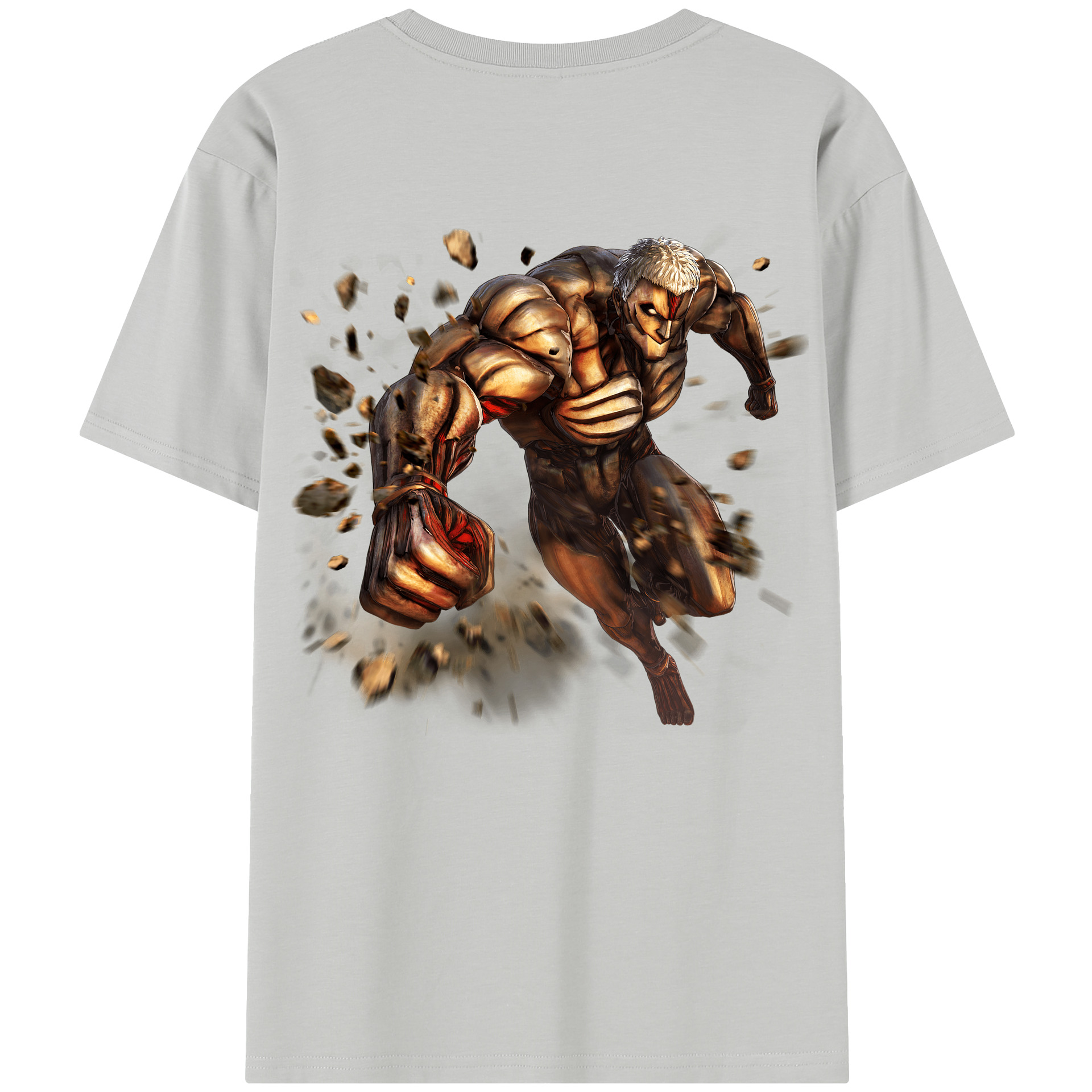 （画像用） 進撃の巨人 Attack on Titan 綿100％半袖Tシャツ（背面プリント）